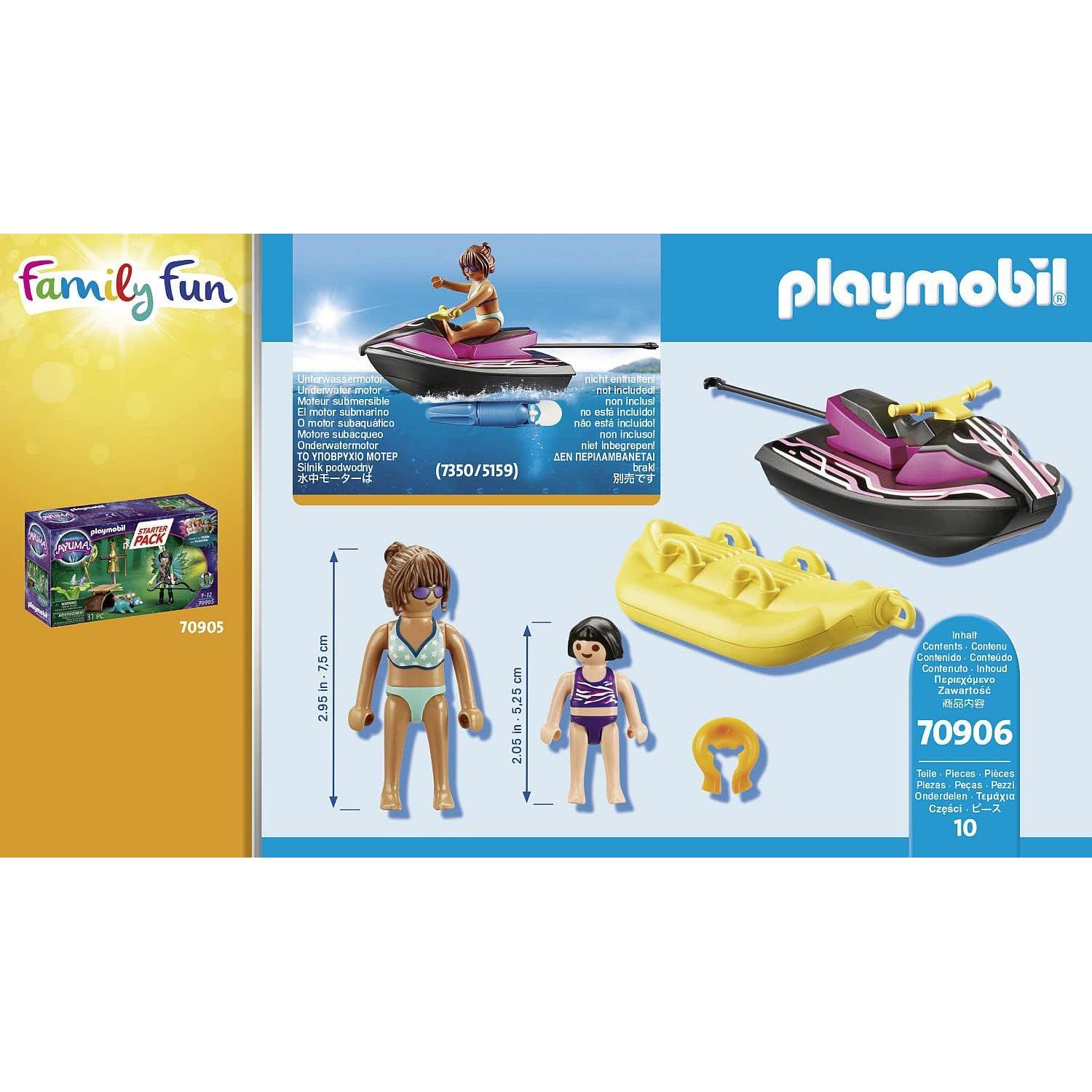 Paquete Inicial PLAYMOBIL Moto de Agua y Banana Boat