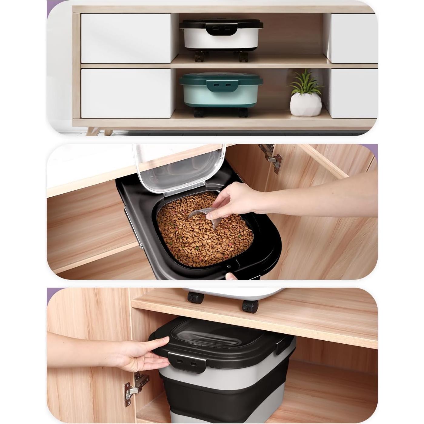 Contenedor de Almacenamiento de Comida para Perros ANVS 9kg Plegable