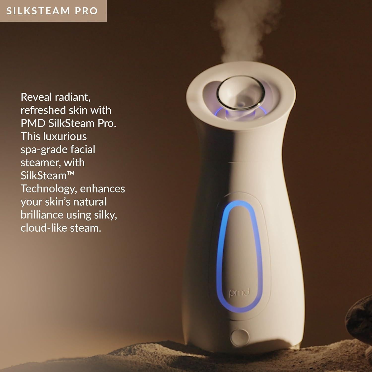 Vaporizador Facial PMD SilkSteam Pro - Spa en Casa - Blanco