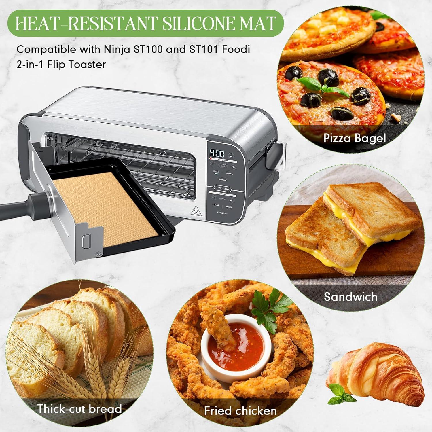 Alfombrillas de Silicona Baderke 2 Piezas para Hornear 24.3x14.2cm