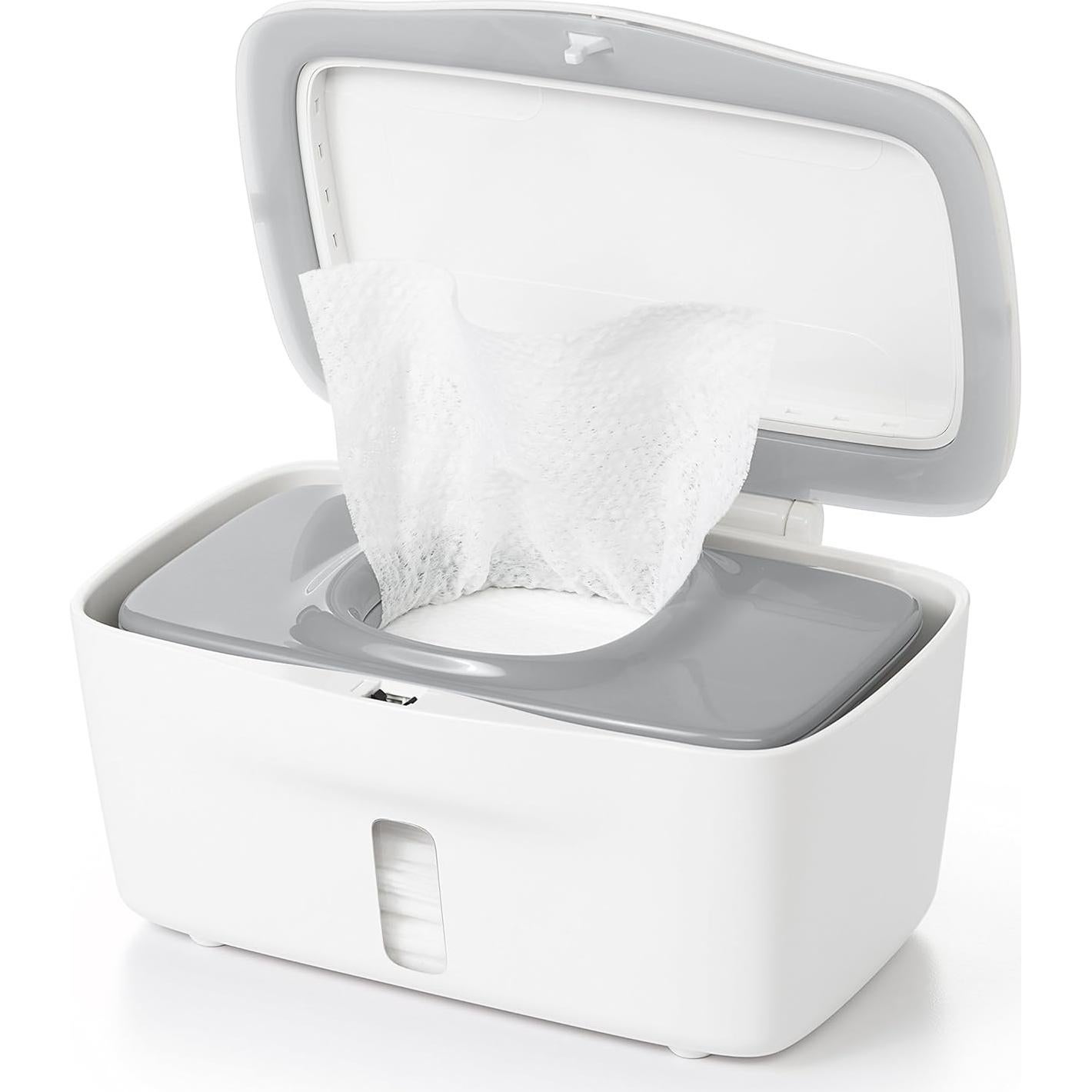 Estante de Secado OXO Tot + Dispensador de Toallitas Gris