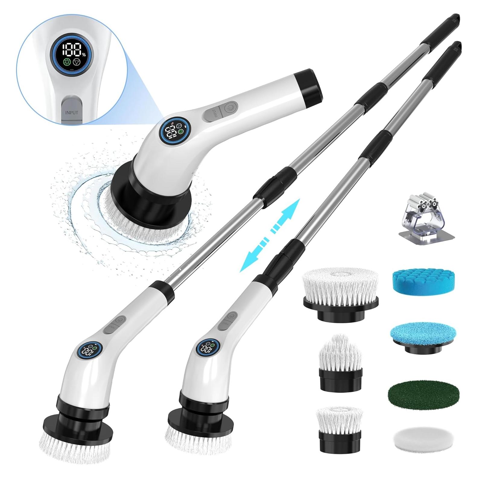 Limpiador Eléctrico PunaFlex A12 Inalámbrico con 7 Cepillos