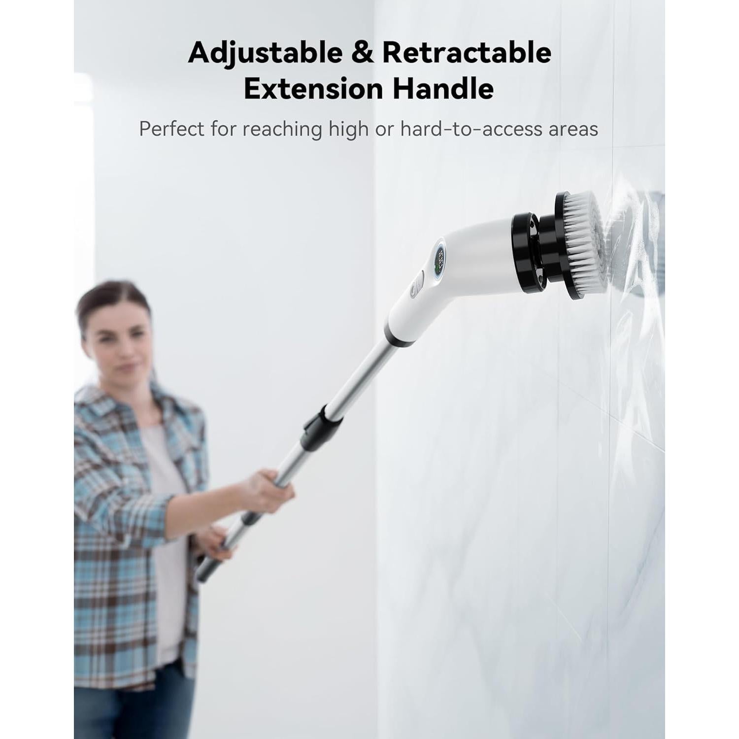 Limpiador Eléctrico PunaFlex A12 Inalámbrico con 7 Cepillos