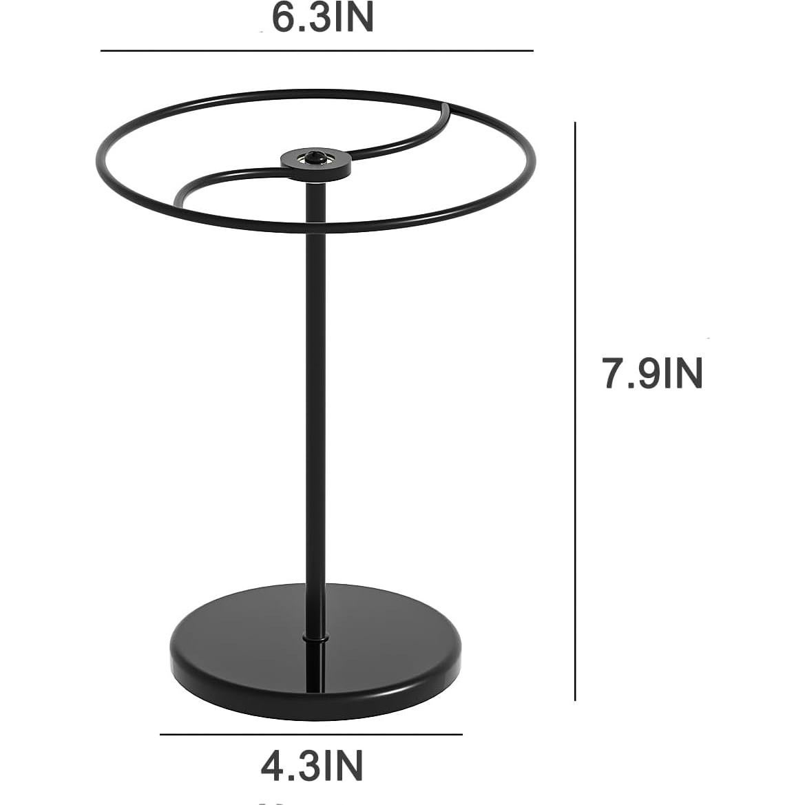 Organizador de Gafas de Sol Rotatorio 360° Justsoso Negro