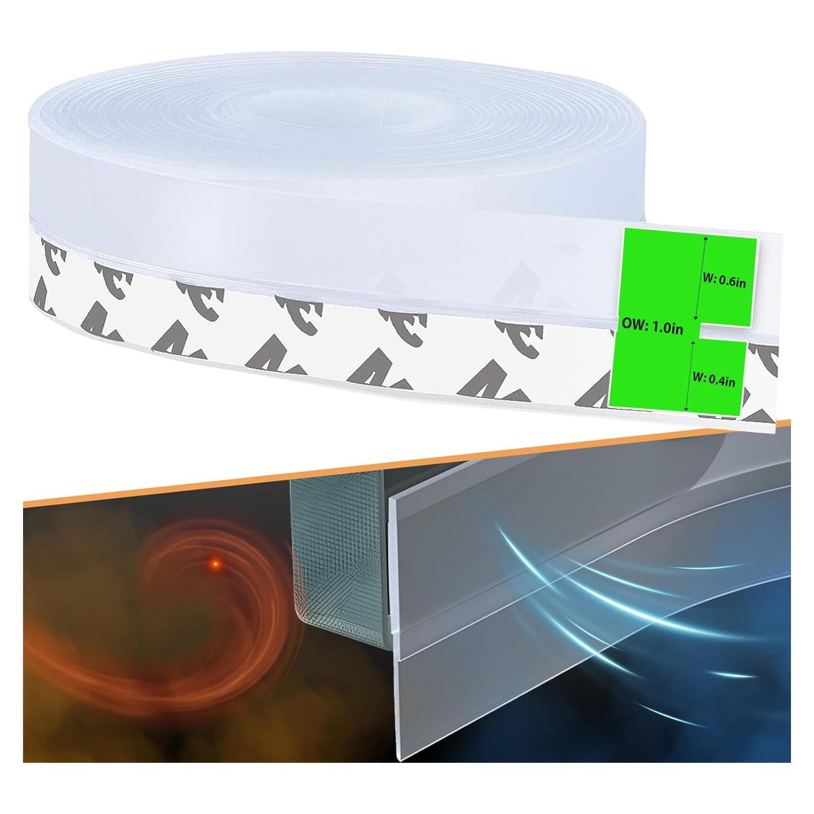 Tira de Sellado de Silicona Wigtda 1.0in x 4.88m Transparente