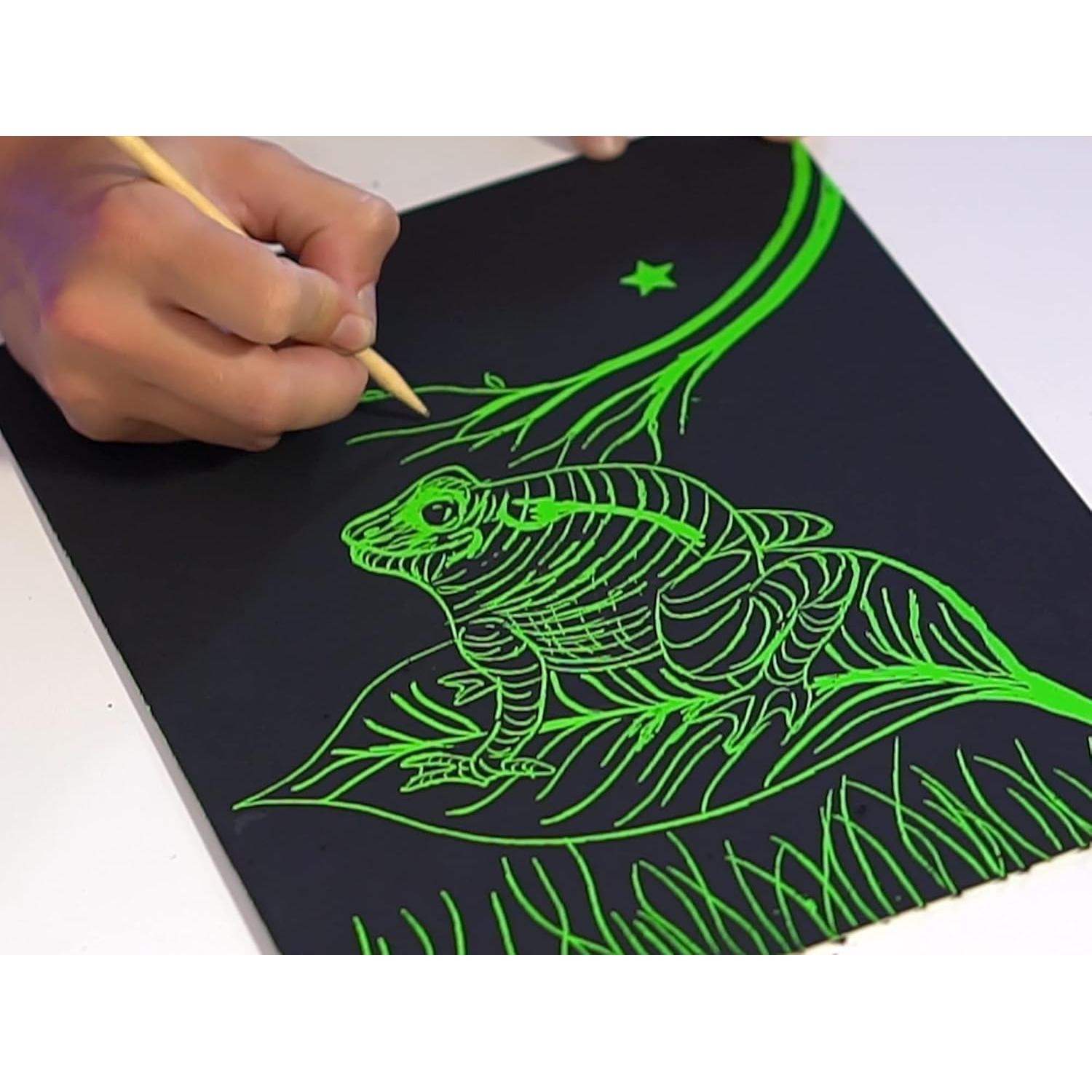 Arte de Rayado Mágico Marvin's Magic - 48 Tableros Arcoíris