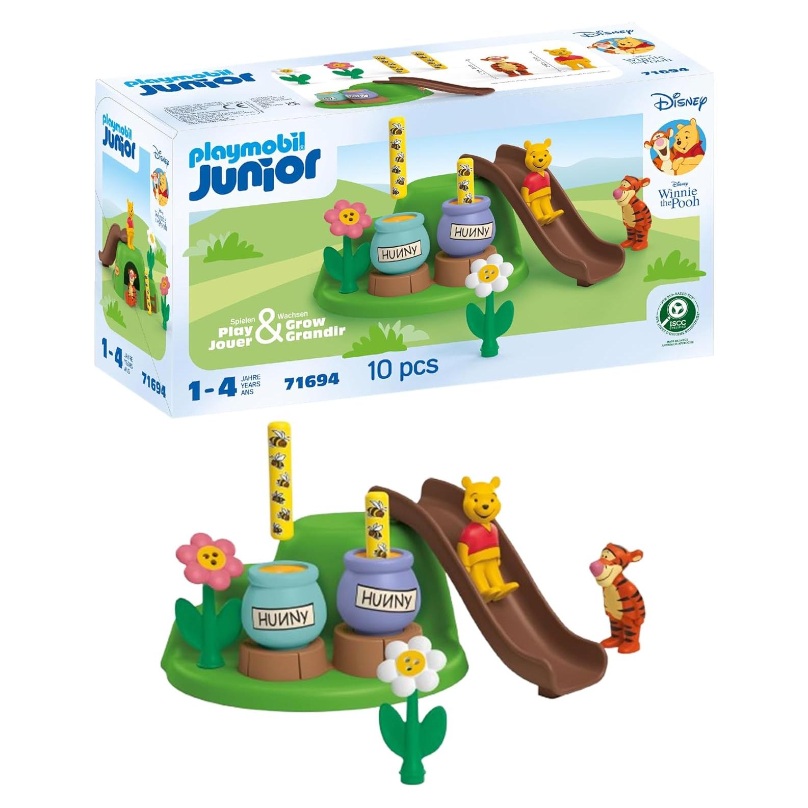 Playmobil Junior Jardín de Abejas Winnie Pooh y Tigger