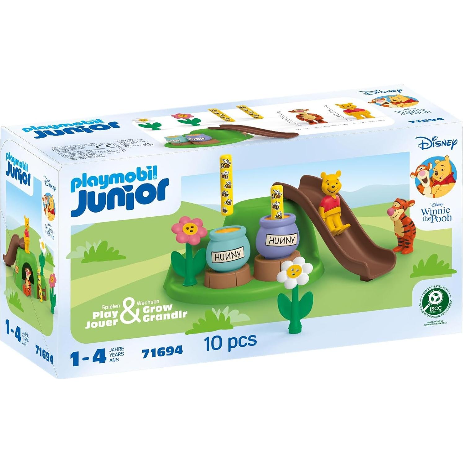 Playmobil Junior Jardín de Abejas Winnie Pooh y Tigger