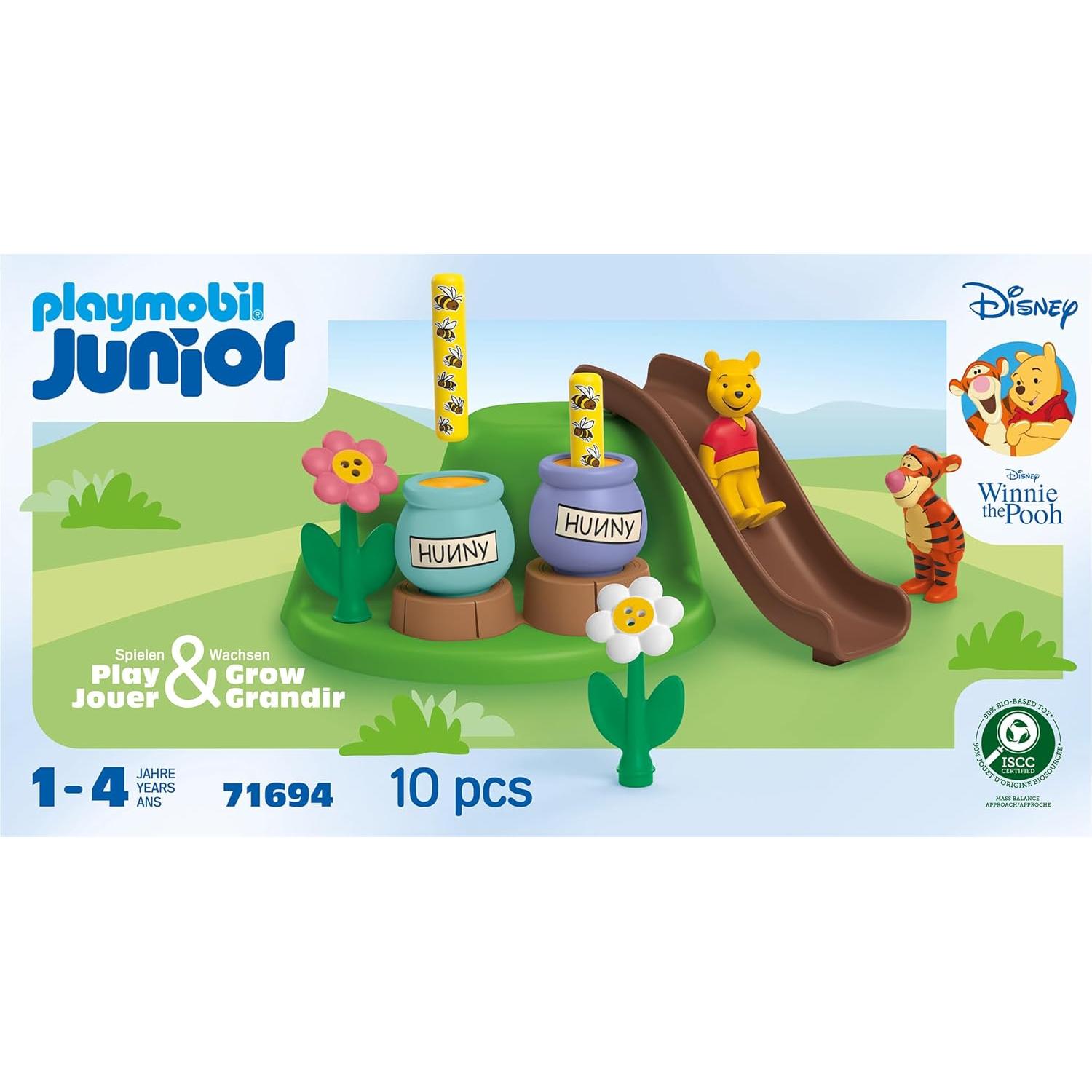 Playmobil Junior Jardín de Abejas Winnie Pooh y Tigger
