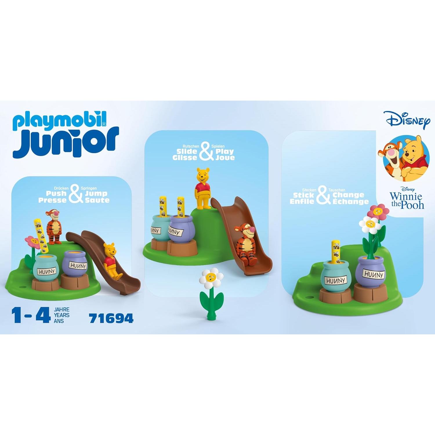 Playmobil Junior Jardín de Abejas Winnie Pooh y Tigger