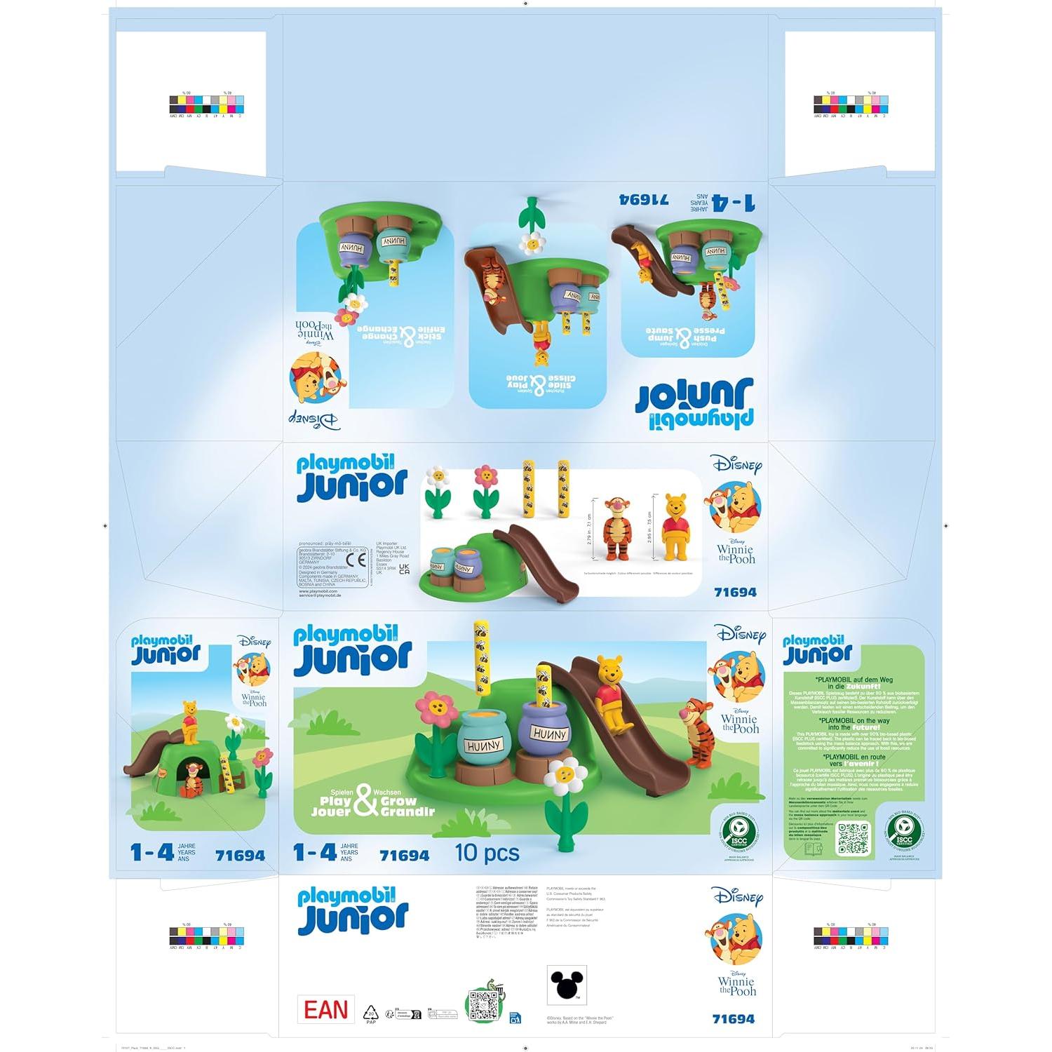 Playmobil Junior Jardín de Abejas Winnie Pooh y Tigger