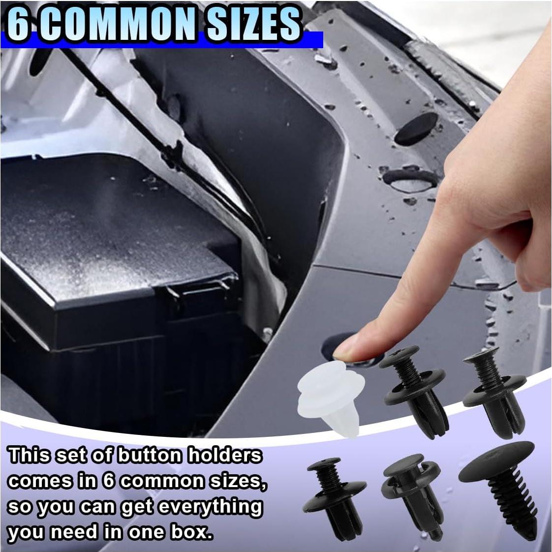 Kit de Clips de Remache para Parachoques DUSCOKE 100 Piezas