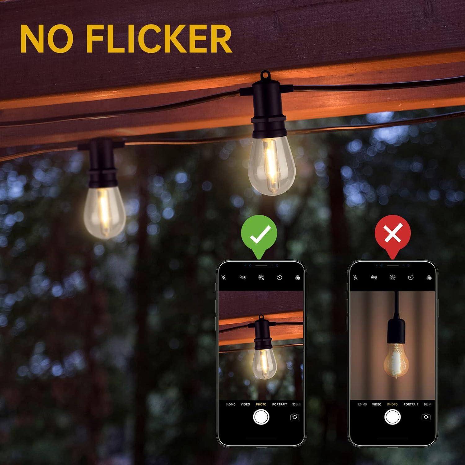 Bombilla LED DGE S14 Paquete de 4 a Prueba de Agua