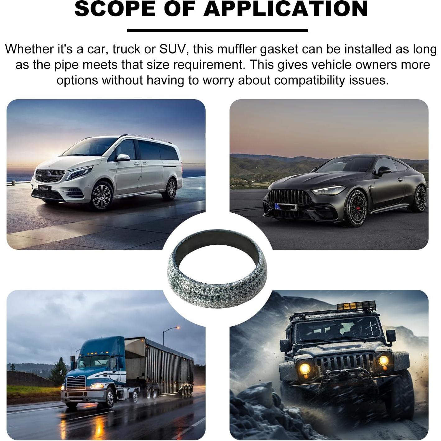 Junta de Escape 60mm KVAEY - Sello a Prueba de Fugas