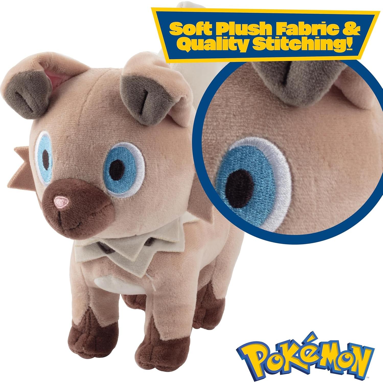 Peluche Pokémon Rockruff Jazwares 20 cm Suave 2+