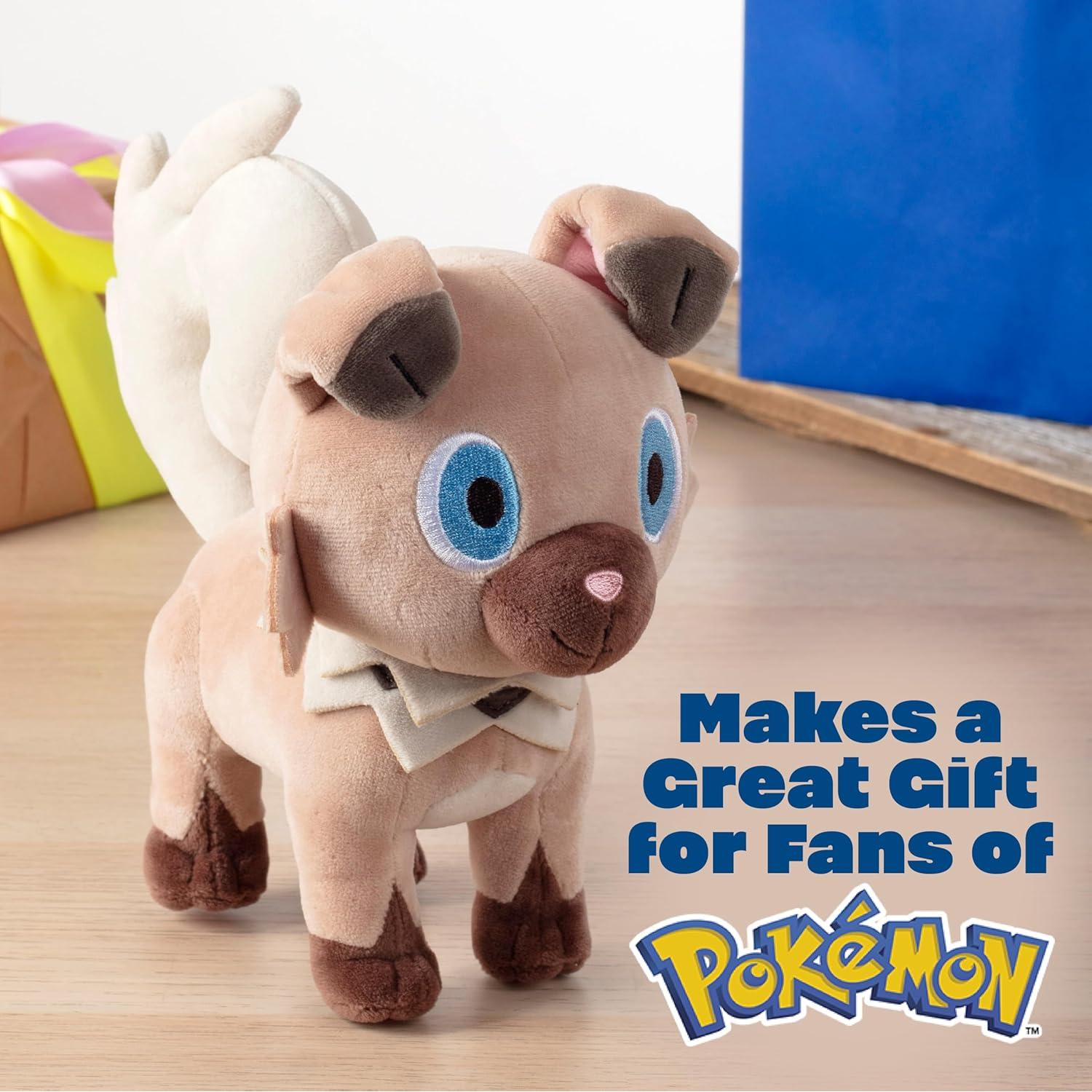 Peluche Pokémon Rockruff Jazwares 20 cm Suave 2+