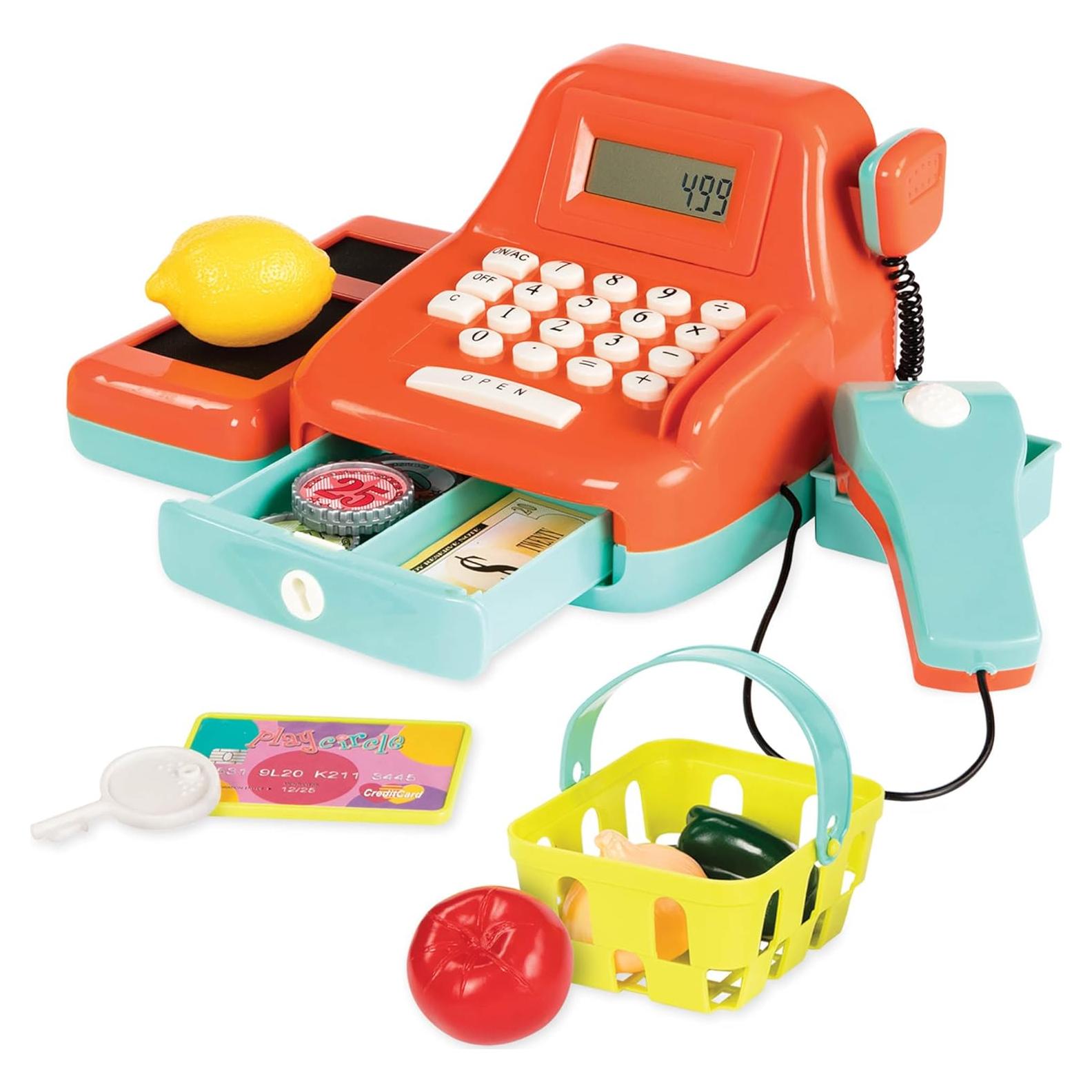 Caja Registradora Interactiva Battat 26 Piezas con Escáner