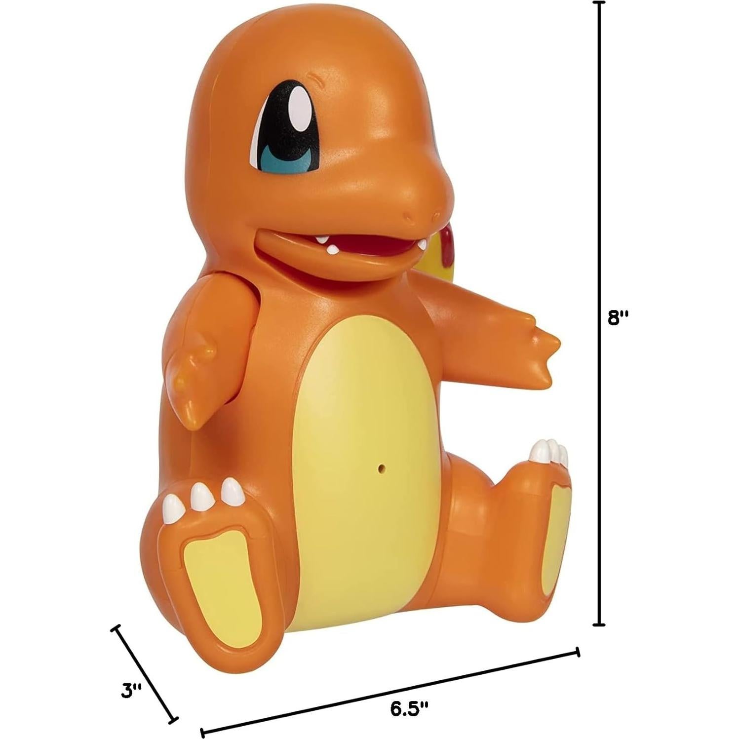 Charmander Electrónico Interactivo Jazwares - 50 Reacciones