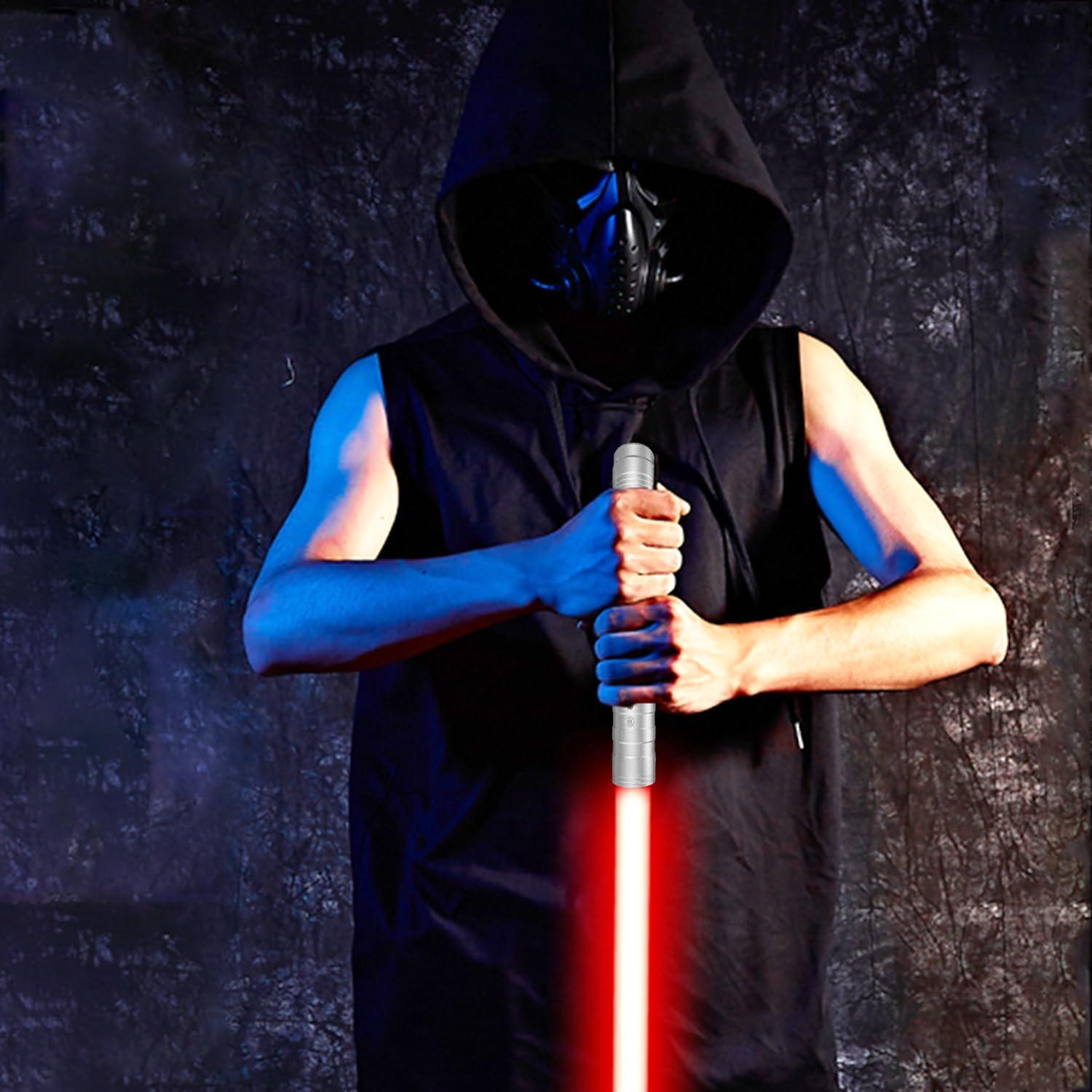 Sable de Luz Dueling S OUJCEN Plata 15 Colores RGB Recargable