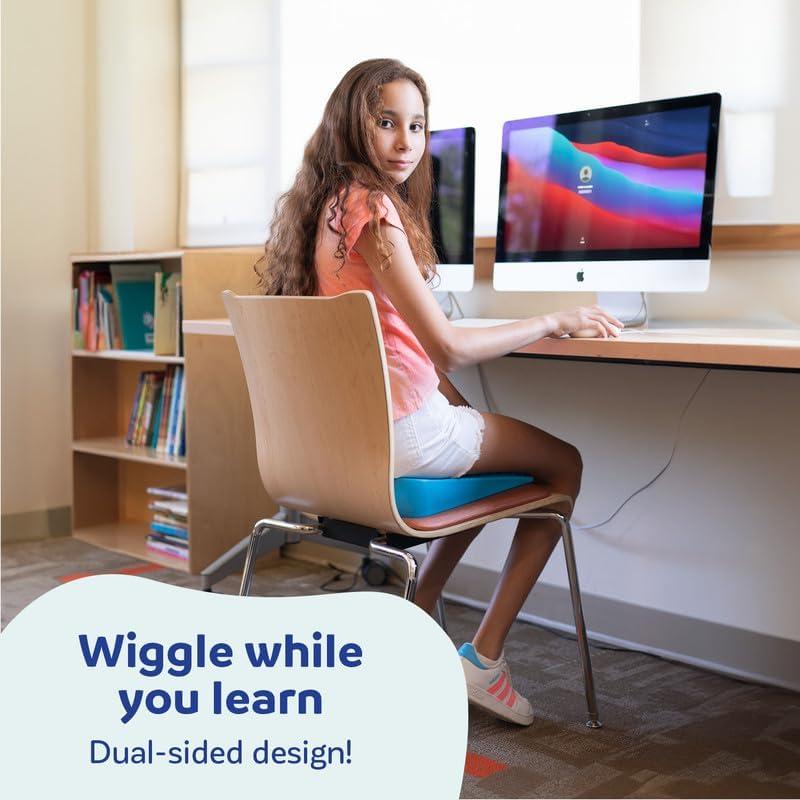 Cojín Inflable Lean N Learn Diversión y Función 33x33cm Azul