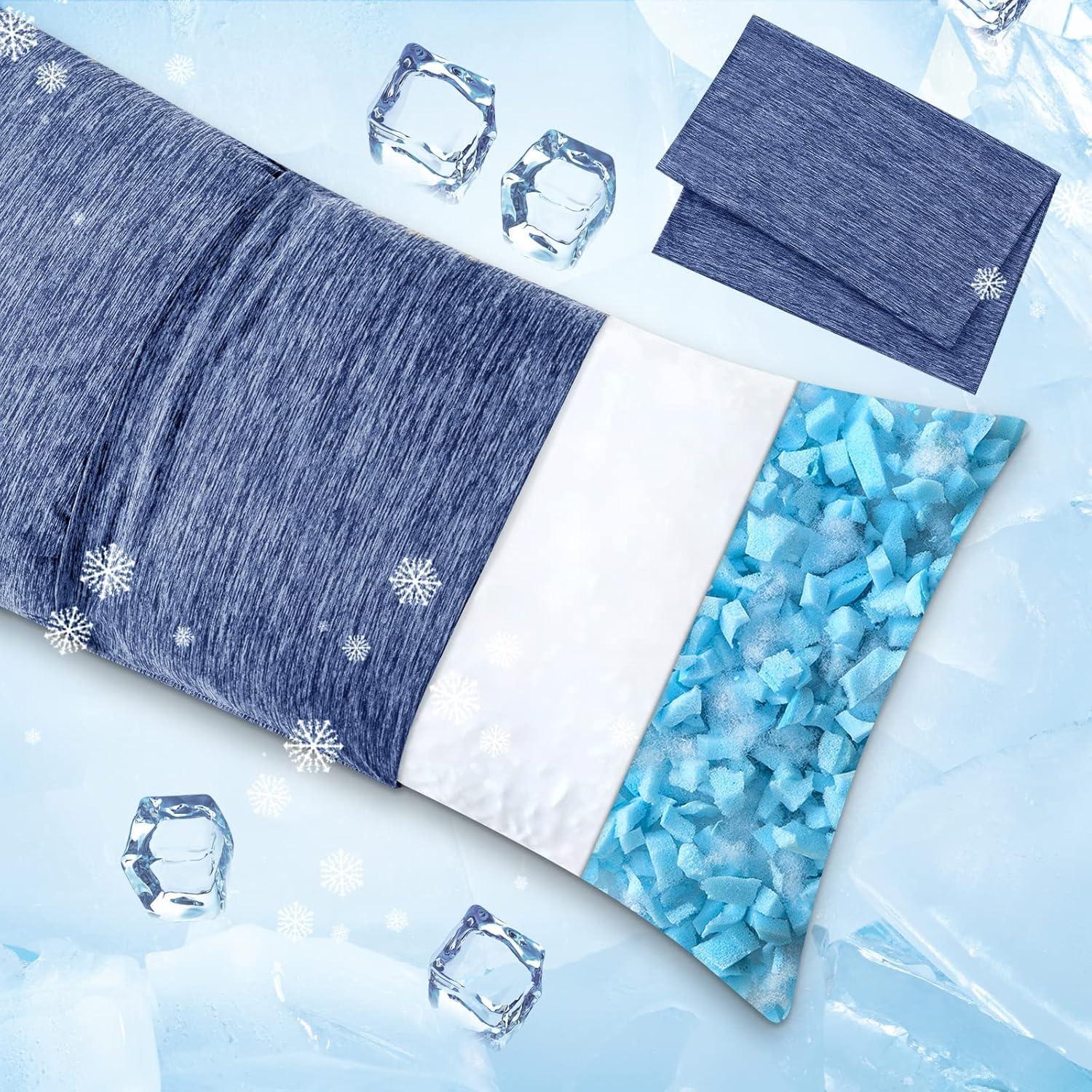 Almohada Corporal MIULEE Espuma de Memoria 35x89 cm Azul