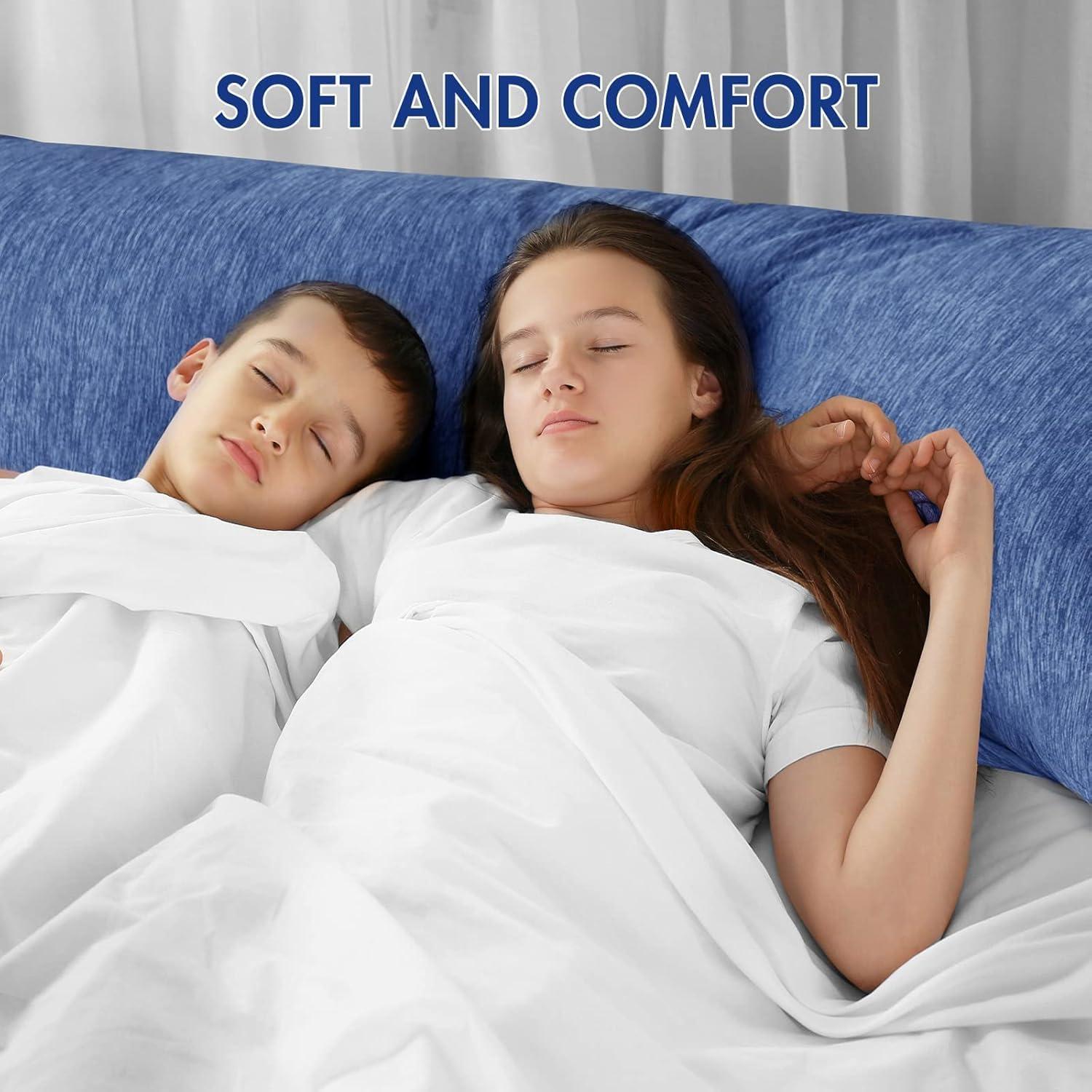 Almohada Corporal MIULEE Espuma de Memoria 35x89 cm Azul