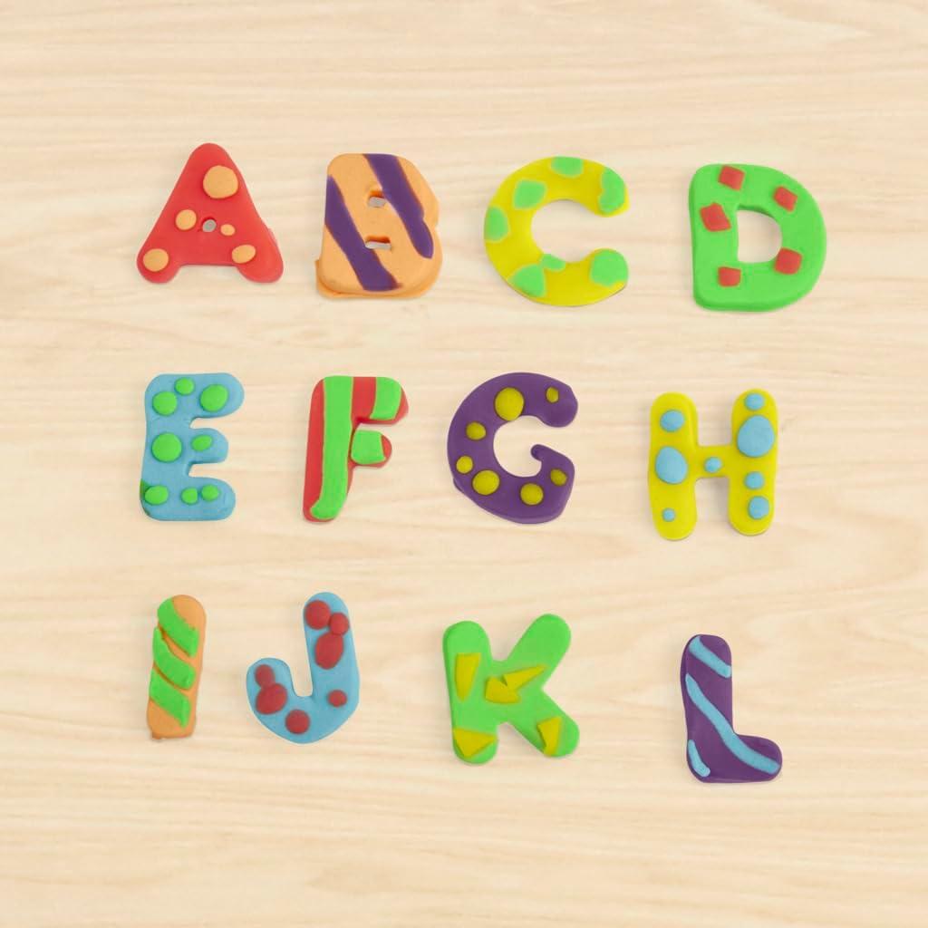 Play-Doh Fundamentos Letras 26 Sellos y 6 Latas Multicolor