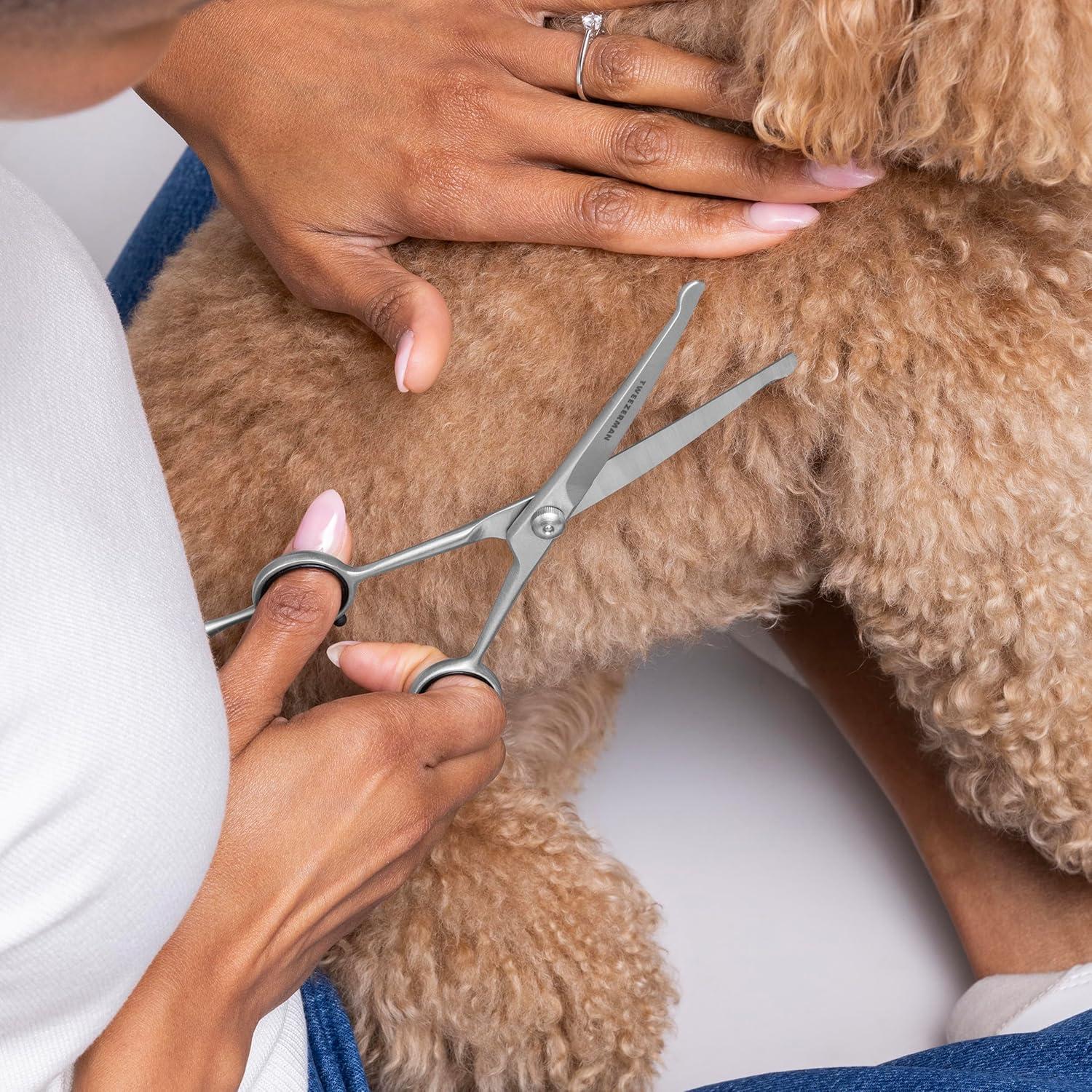 Tijeras de Aseo para Mascotas Tweezerman 18 cm Curvadas