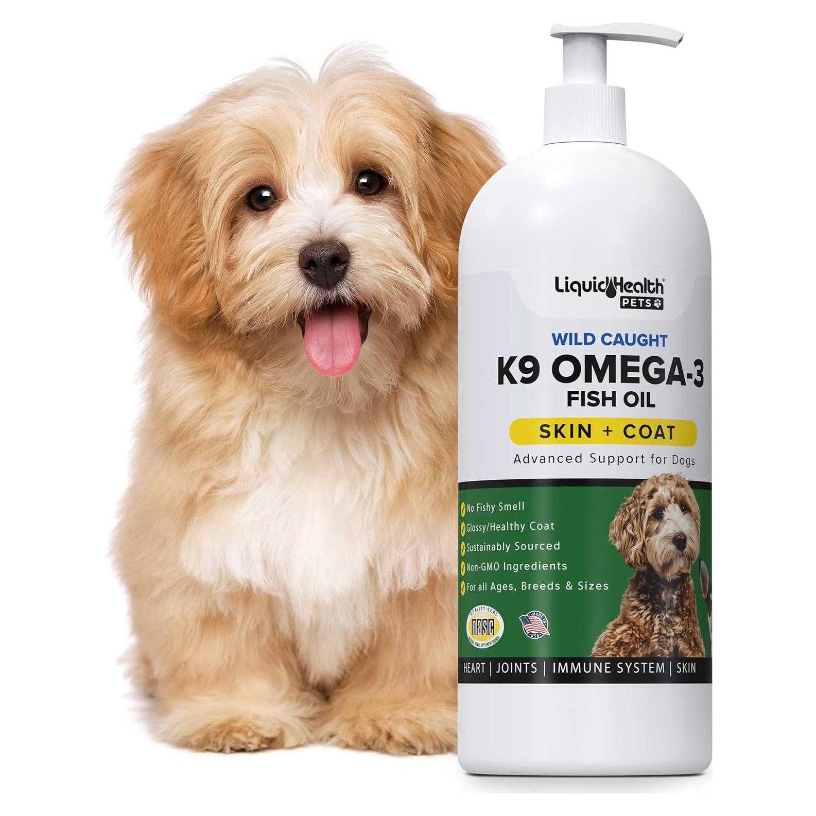 Aceite de Pescado Omega 3 K9 Liquid Health 473 ml para Perros