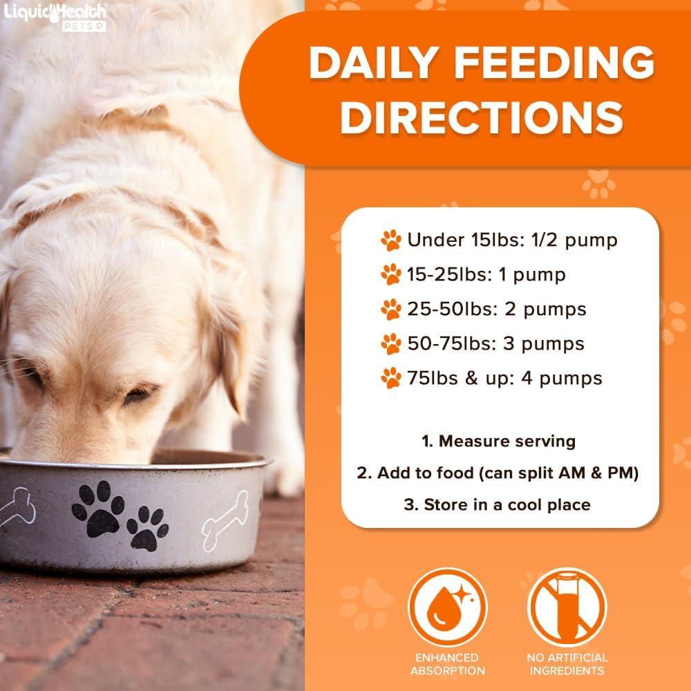 Aceite de Pescado Omega 3 K9 Liquid Health 473 ml para Perros