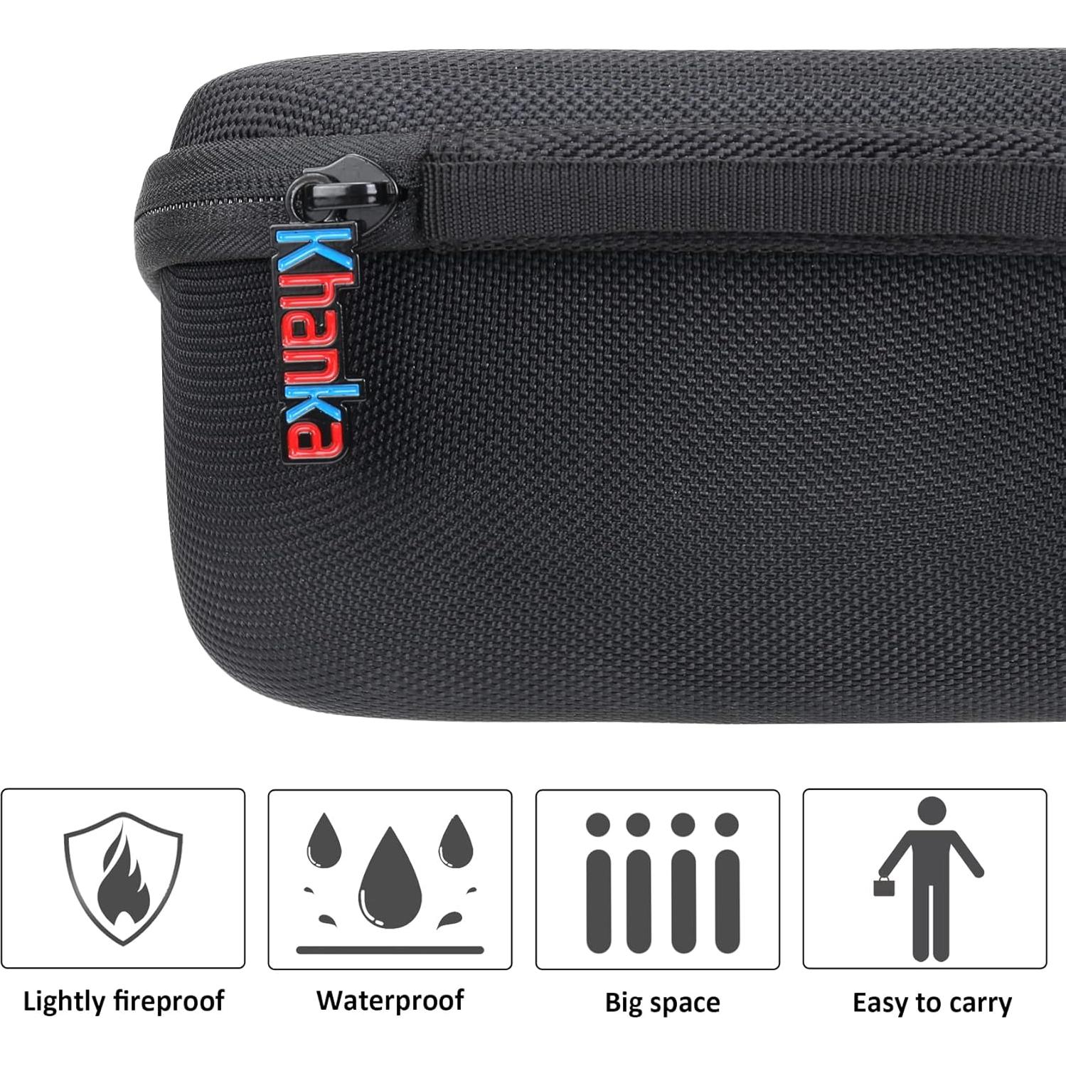 Funda Dura Khanka para Etiquetadora Brother P-Touch PTD220 - Negro