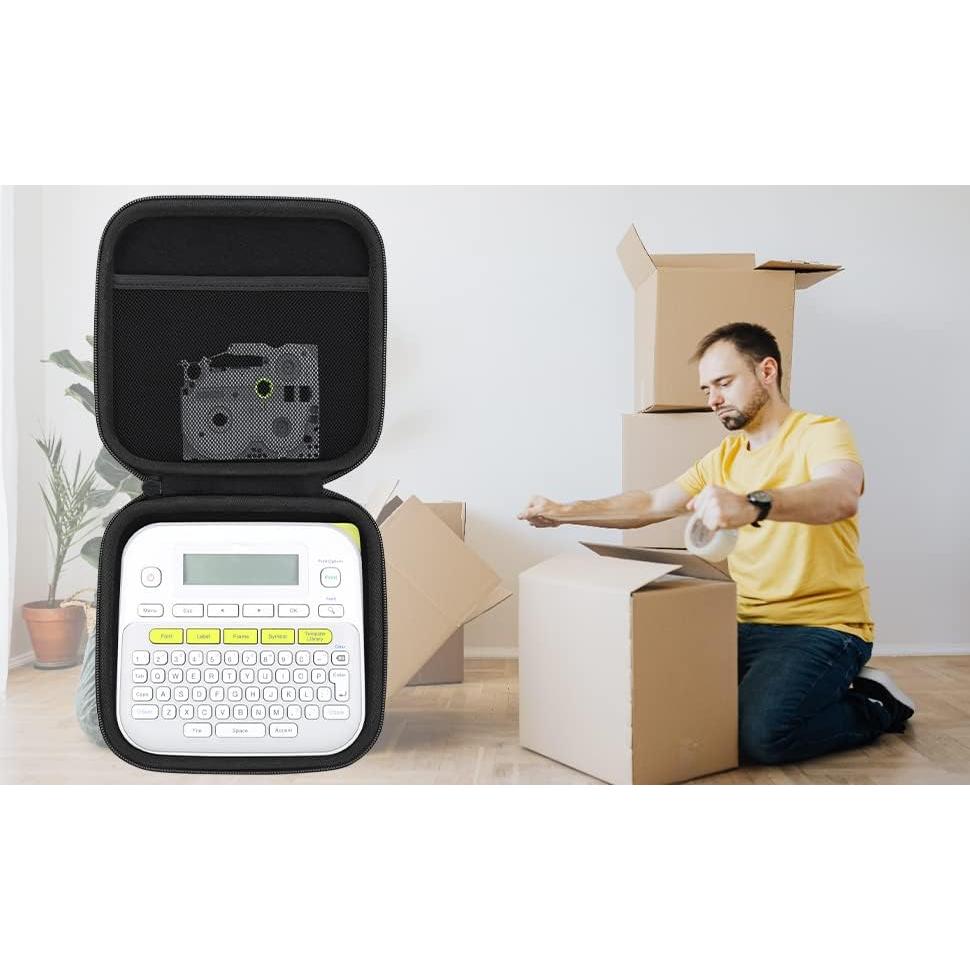 Funda Dura Khanka para Etiquetadora Brother P-Touch PTD220 - Negro