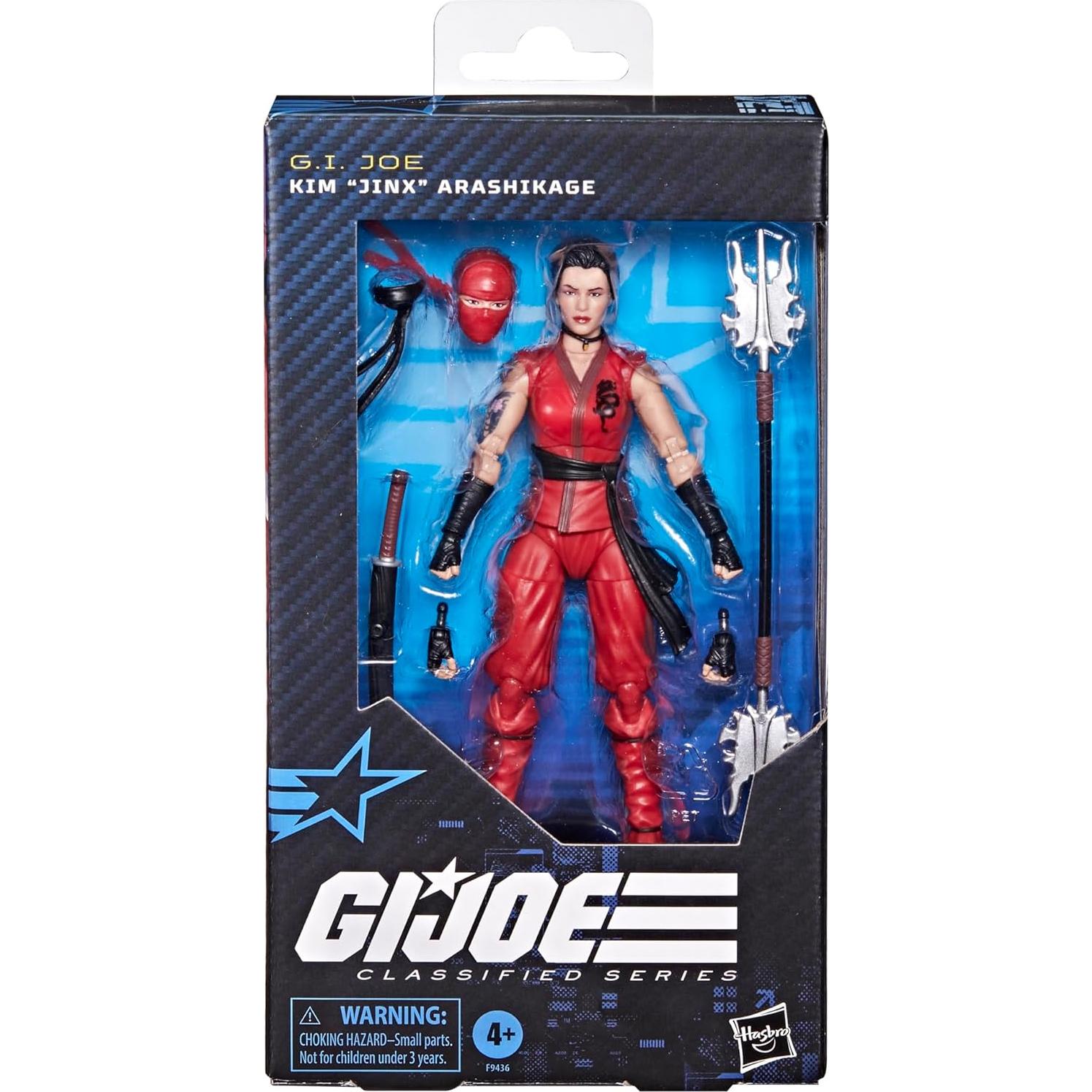 Figura de Acción G.I. Joe Kim Jinx Arashikage 15 cm con Accesorios