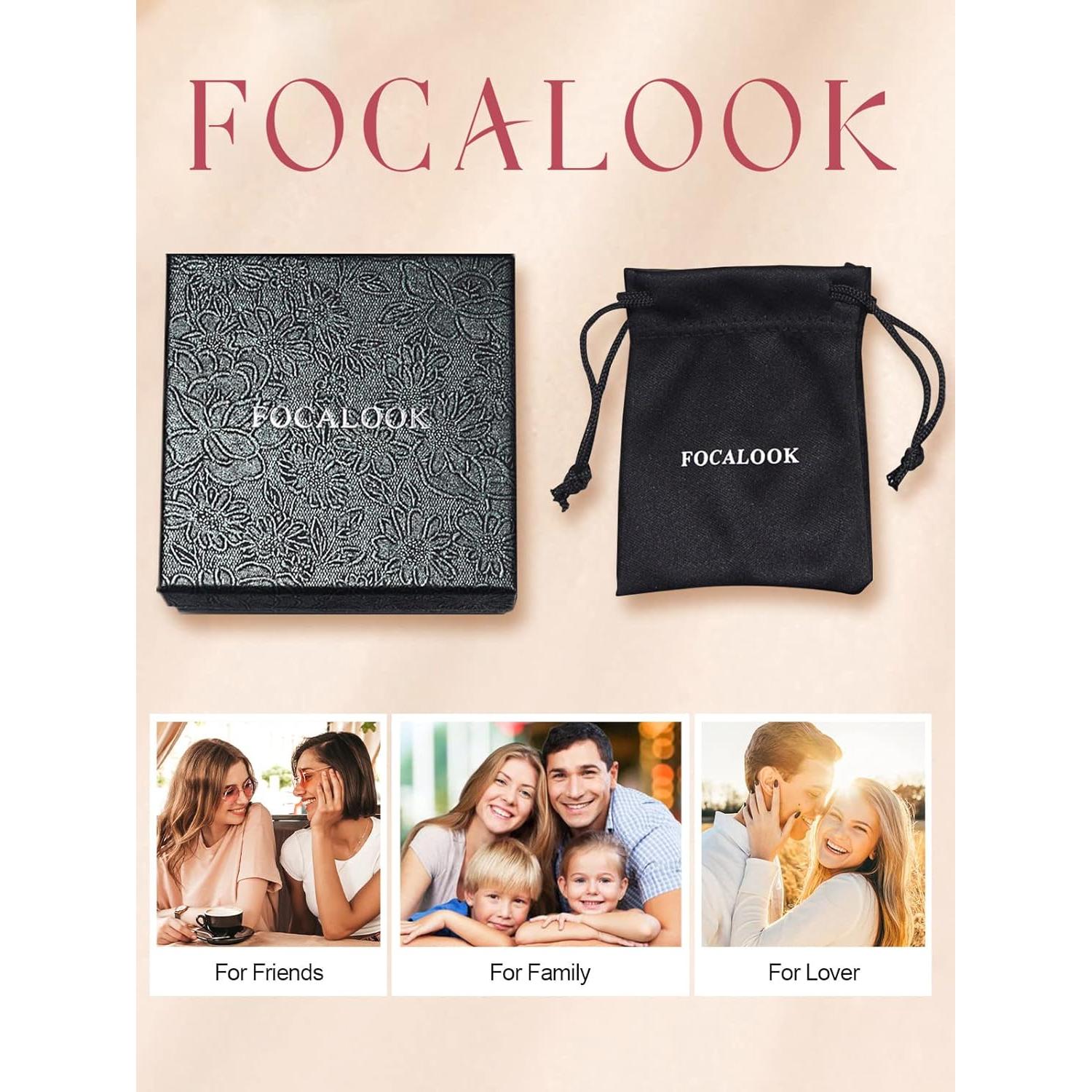 Anillo Fidget de Plata Esterlina 925 Focalook para Mujeres