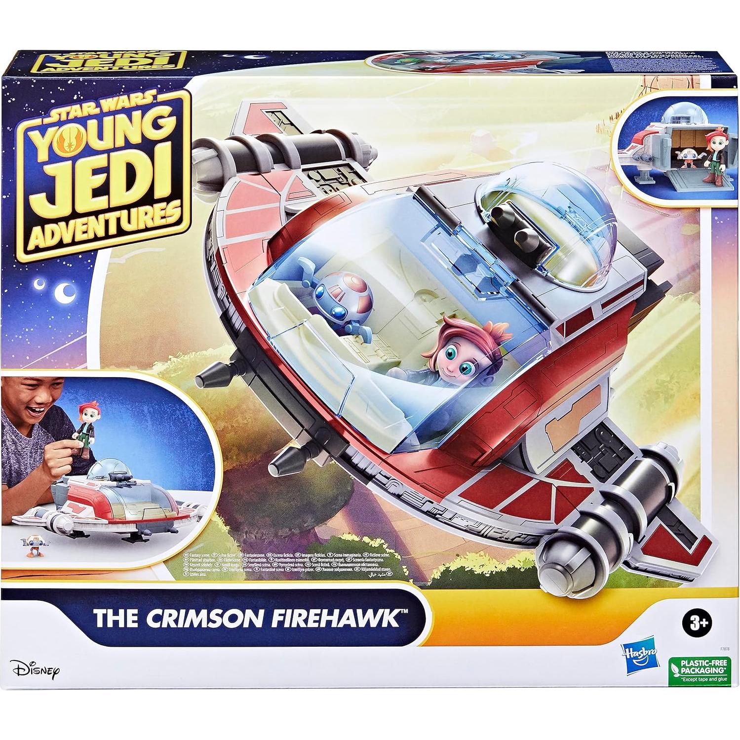 Star Wars Halcón Carmesí Hasbro 43 cm con 2 Figuras