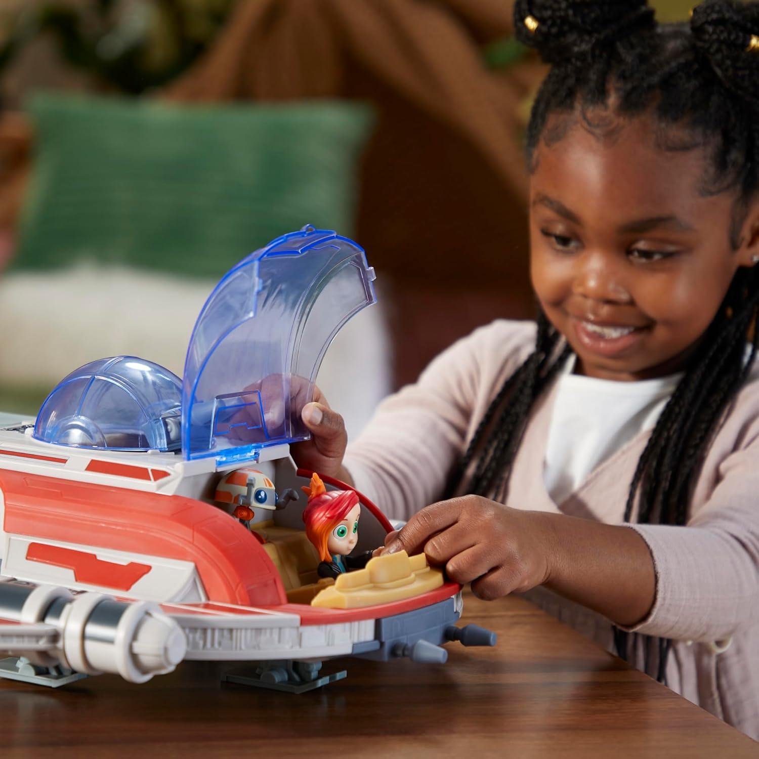 Star Wars Halcón Carmesí Hasbro 43 cm con 2 Figuras