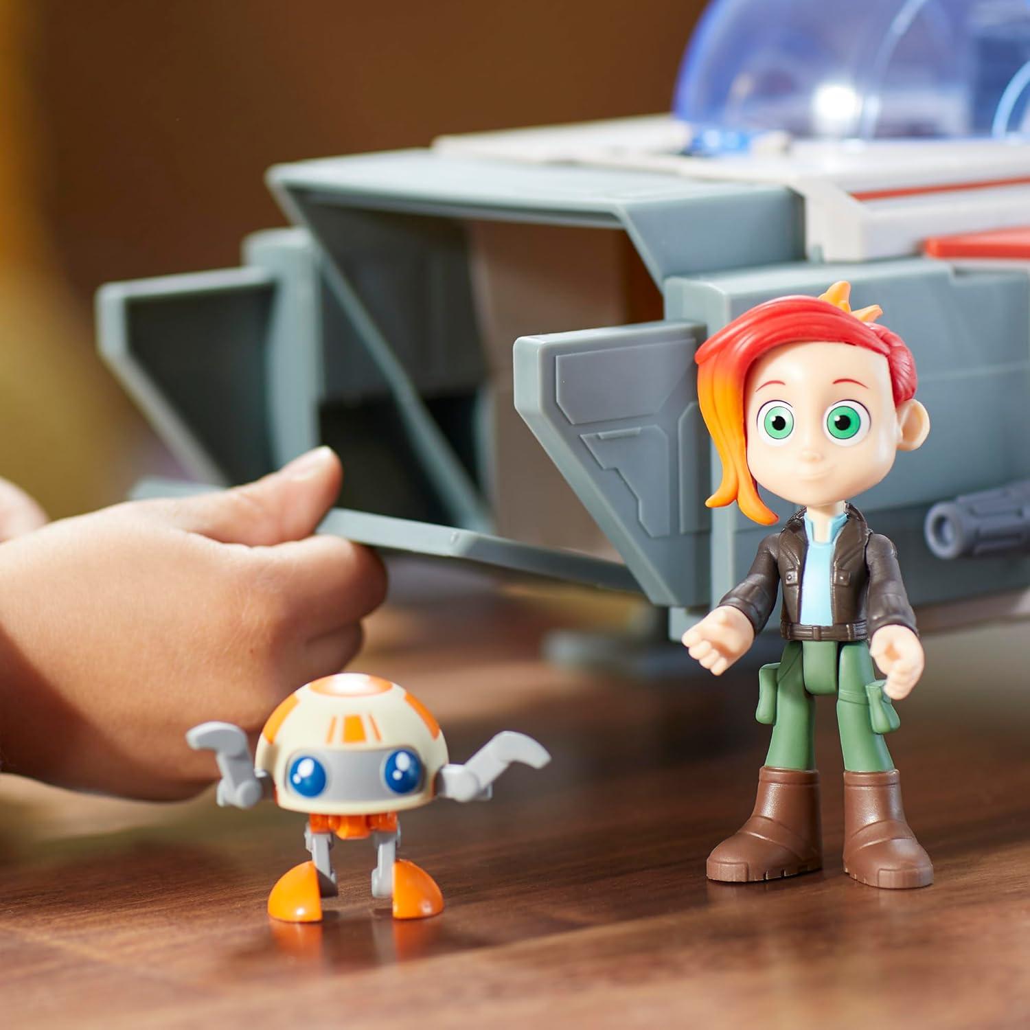 Star Wars Halcón Carmesí Hasbro 43 cm con 2 Figuras