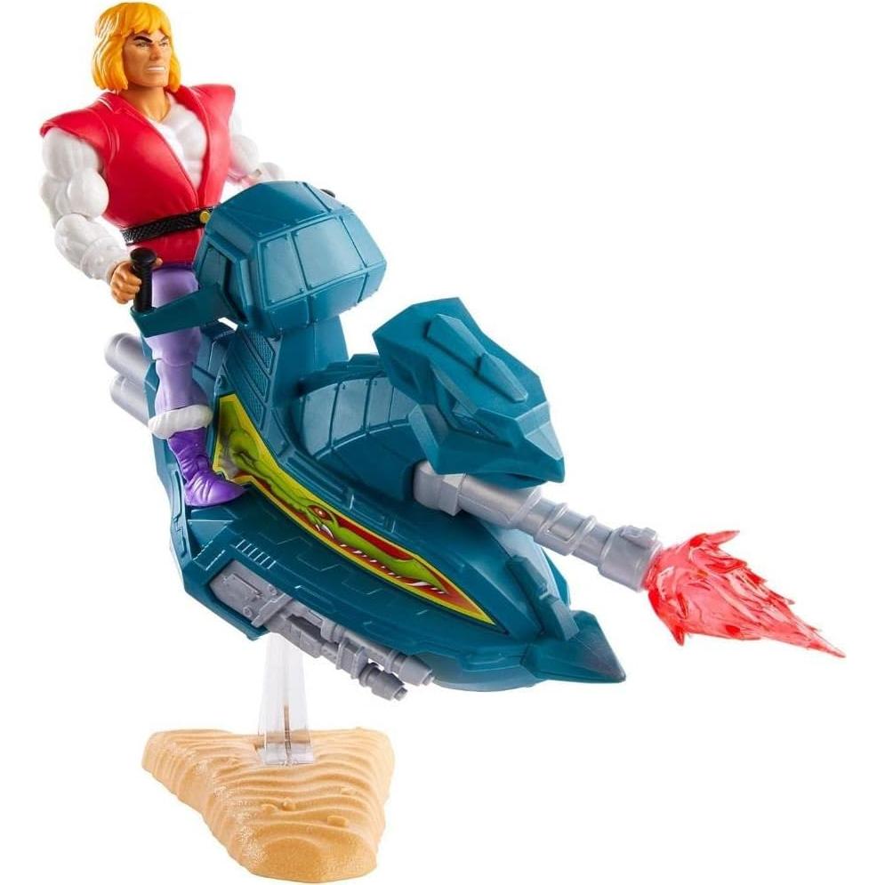 Vehículo Battle Skysled MOTU Mattel con figura Príncipe Adam