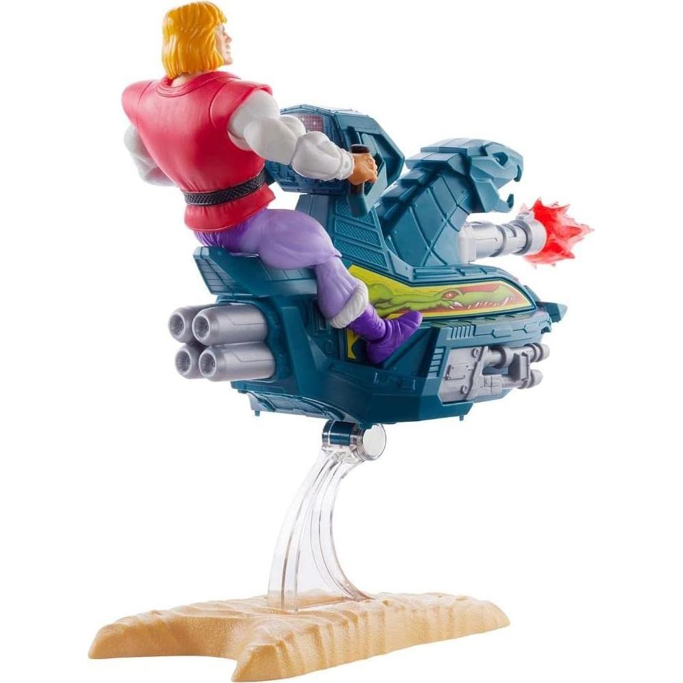 Vehículo Battle Skysled MOTU Mattel con figura Príncipe Adam