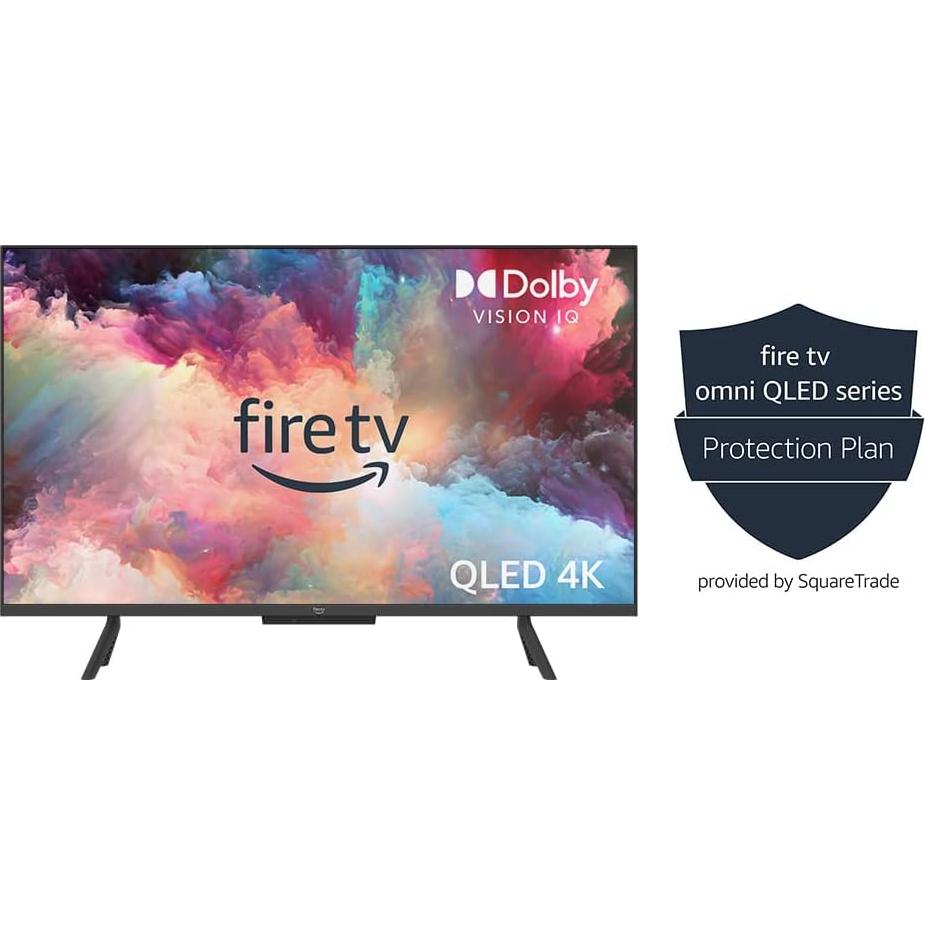 Amazon Fire TV 43" Omni QLED Series 4K UHD smart TV + 4-Year Protection Plan