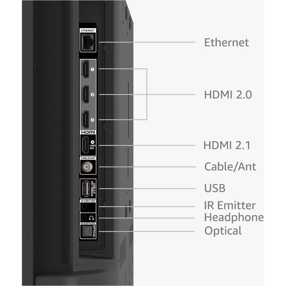 Amazon Fire TV 43" Omni QLED Series 4K UHD smart TV + 4-Year Protection Plan