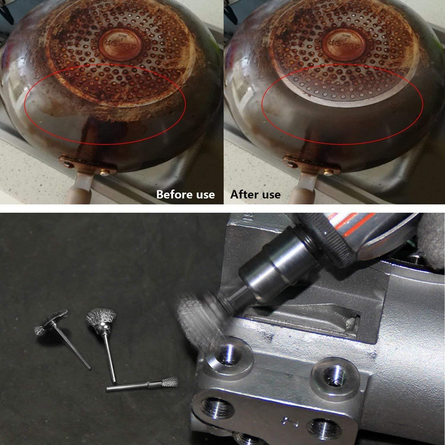 Juego de 60 Cepillos de Alambre Rocaris - Acero Inoxidable