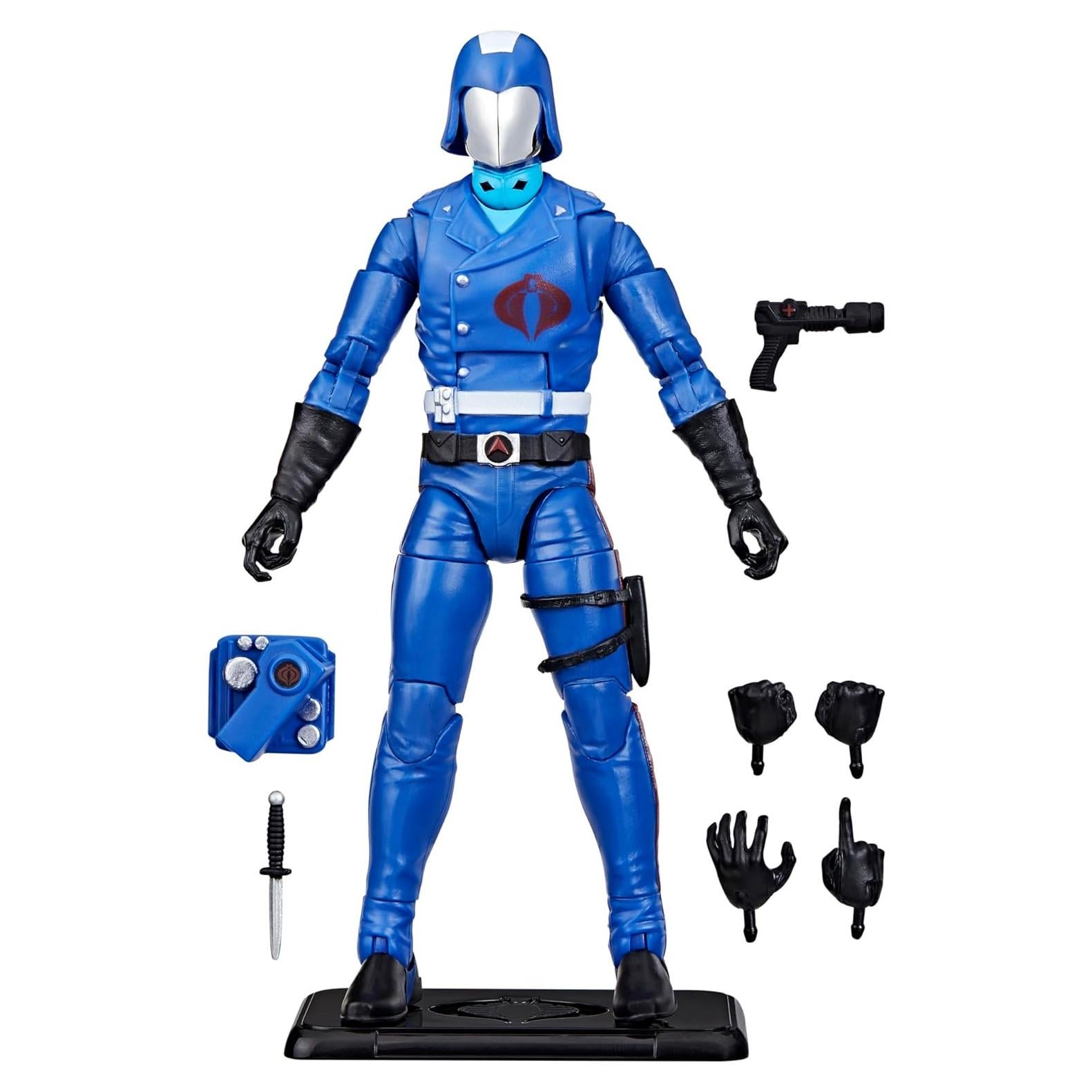 Figura Cobra Commander G.I. Joe 15 cm con 8 Accesorios