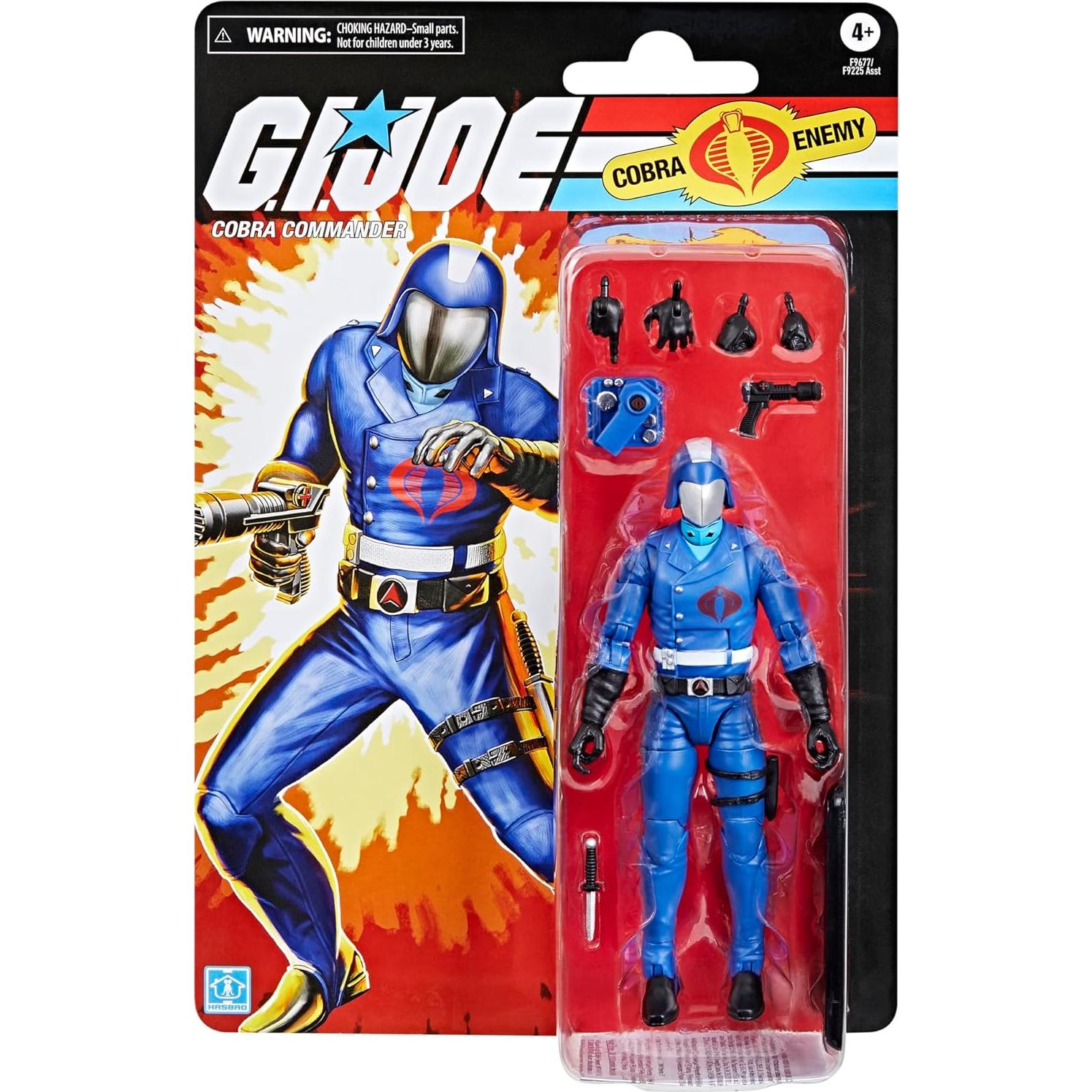 Figura Cobra Commander G.I. Joe 15 cm con 8 Accesorios