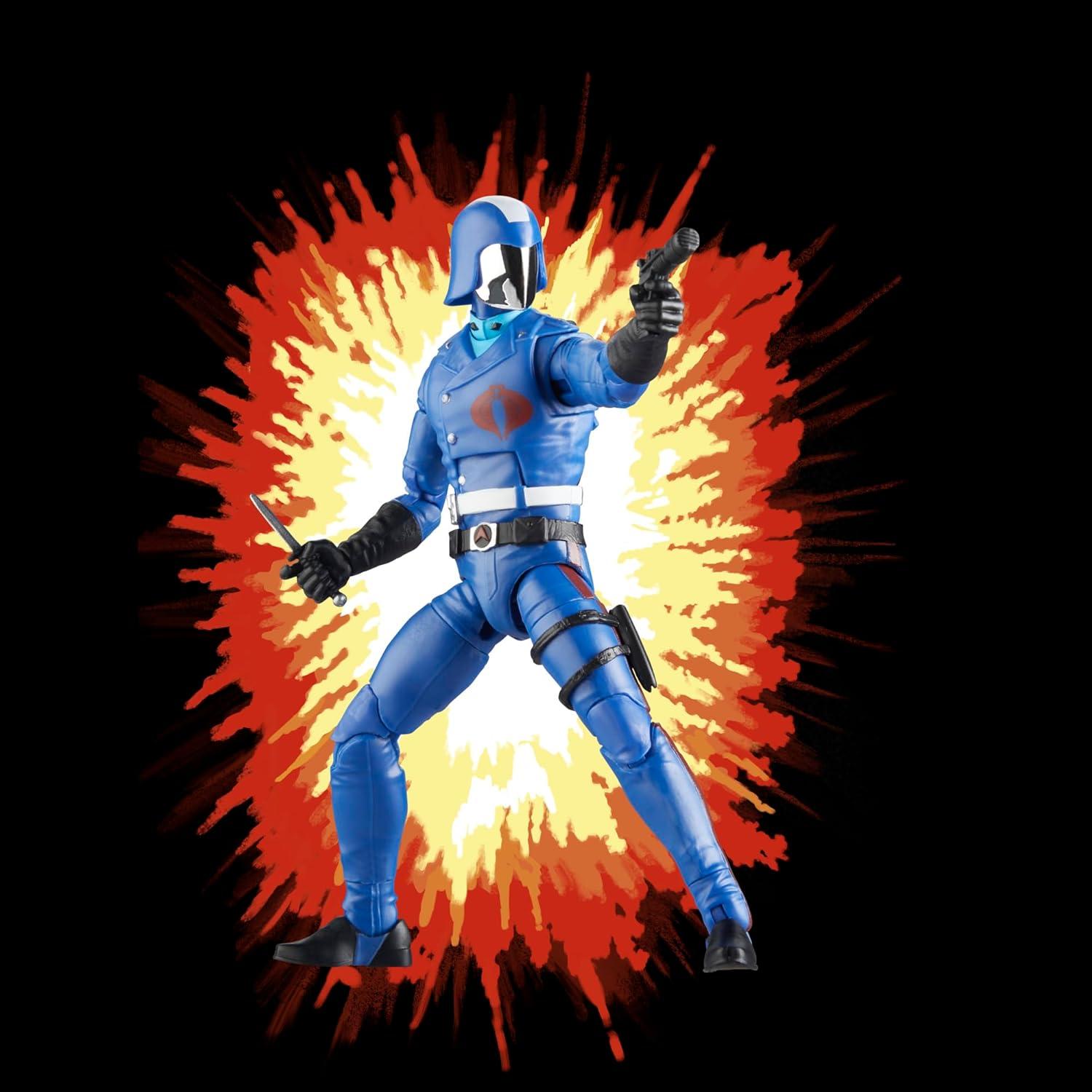 Figura Cobra Commander G.I. Joe 15 cm con 8 Accesorios