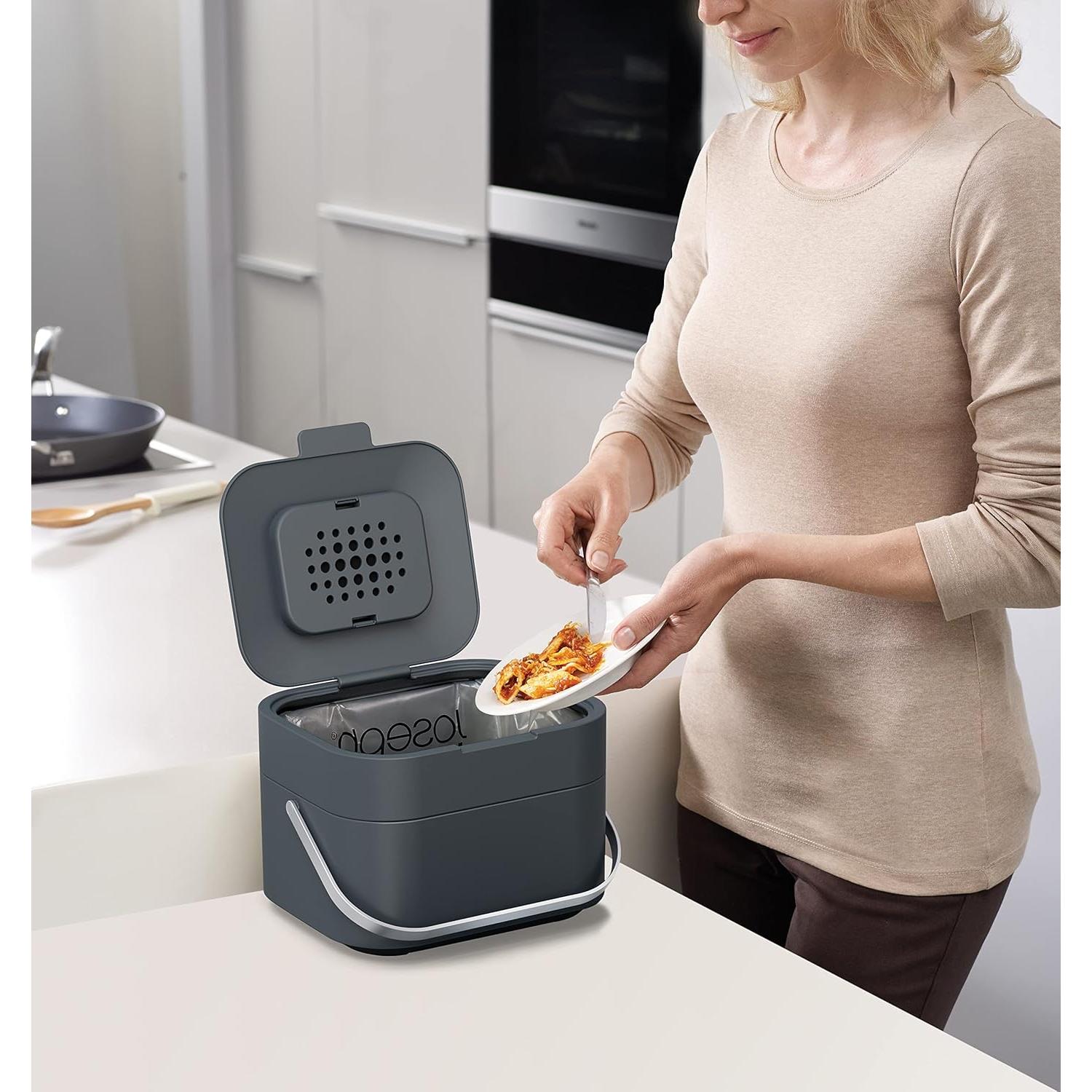 Cubo de Compostaje Joseph Joseph 4L con Filtro de Olores