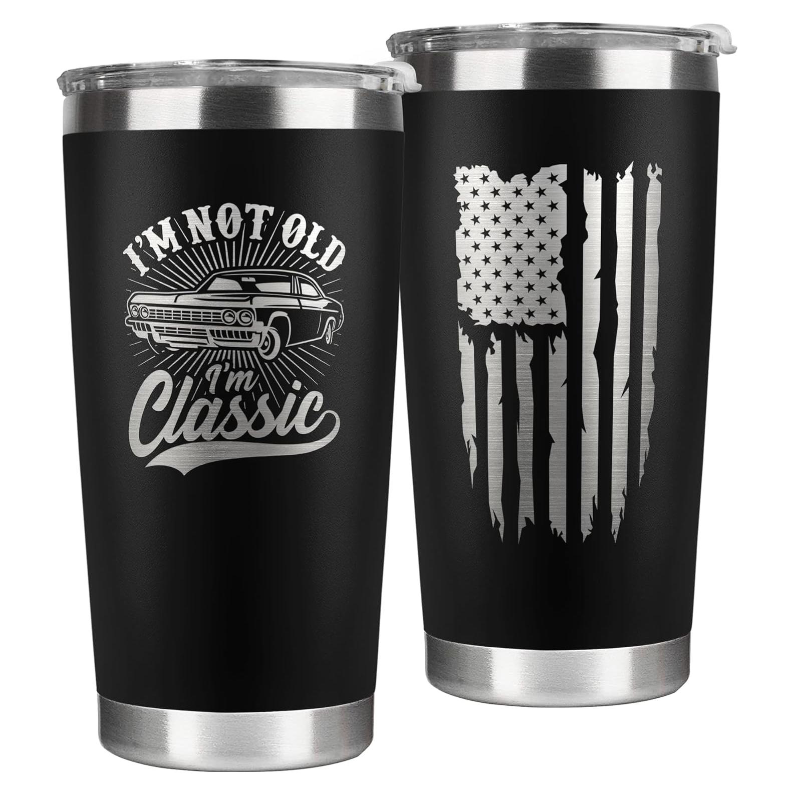 Vaso Acero Inoxidable TEEBIM 591 ml Aislado para Bebidas