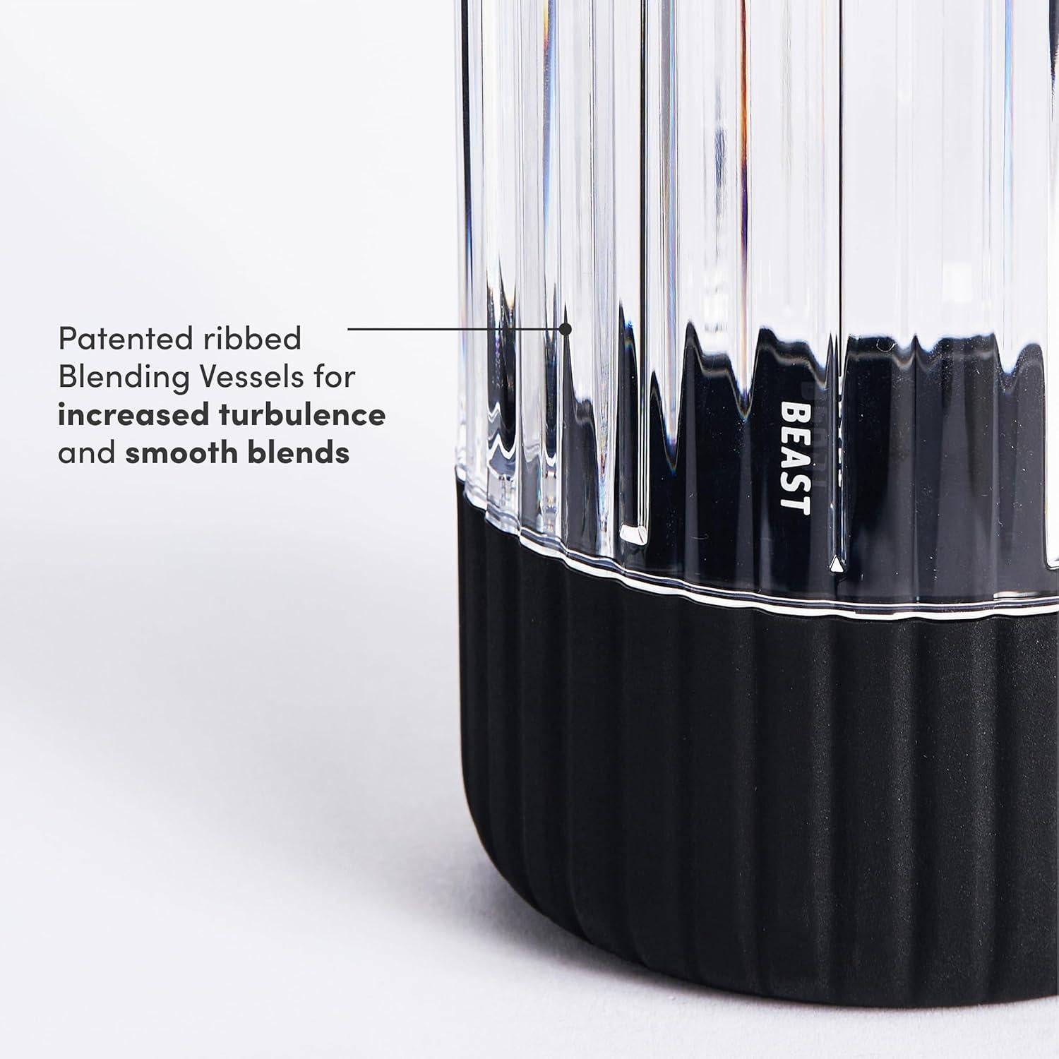 Licuadora Beast Mega 1200W Negra | Mezcla Batidos y Salsas