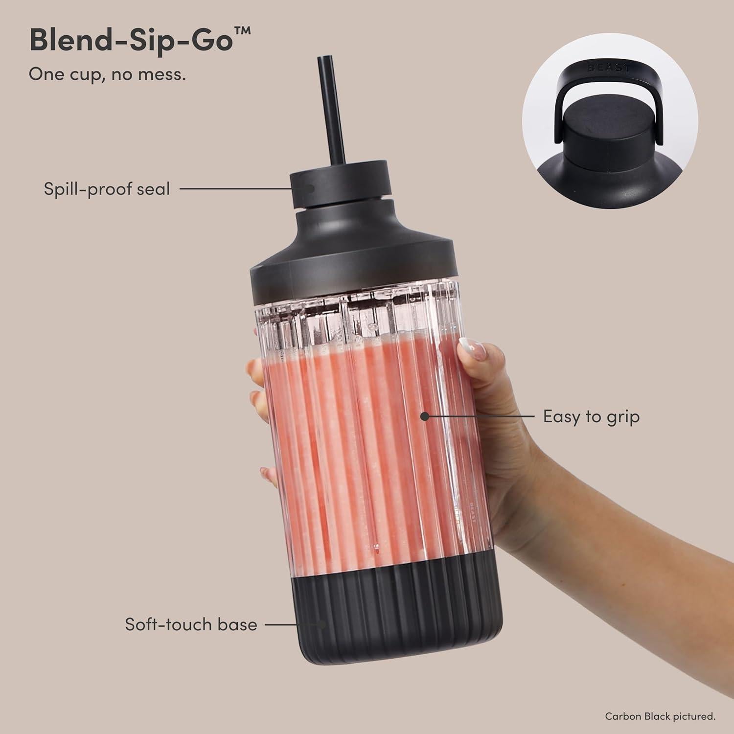 Licuadora Beast Mega 1200W Negra | Mezcla Batidos y Salsas