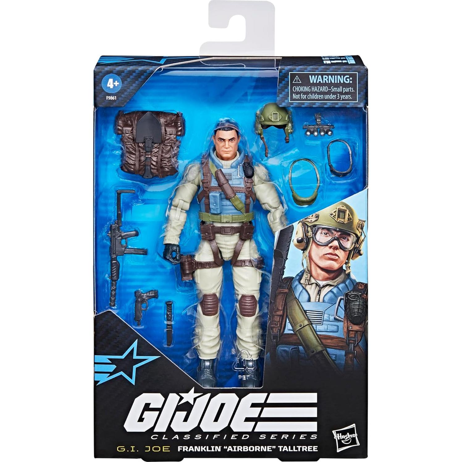 Figura G.I. Joe Franklin Airborne Talltree 15 cm con 10 Accesorios